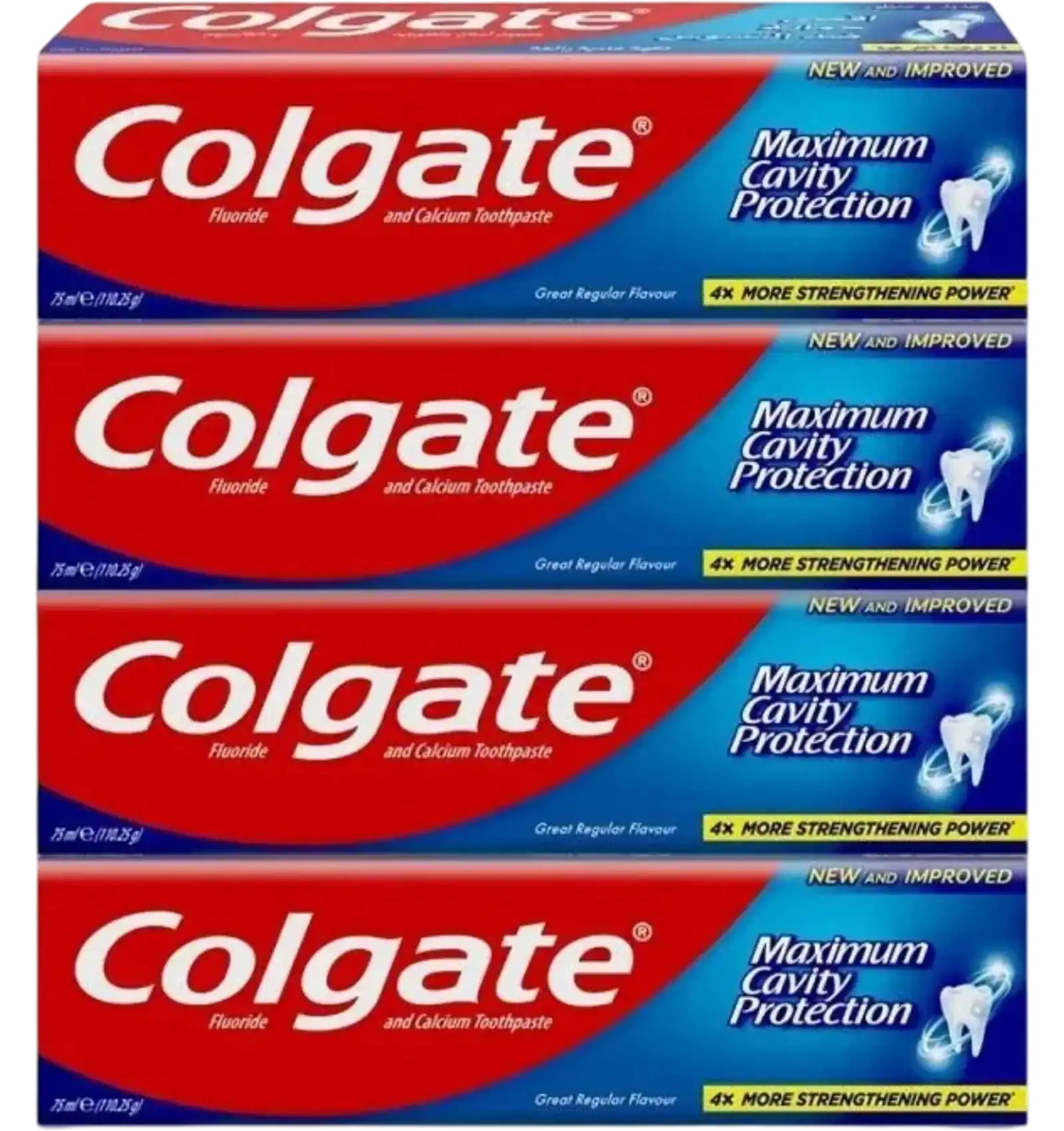 Colgate Toothpaste Maximum Cavity Protection (4 Pcs, More Strength Offer) 75 Ml