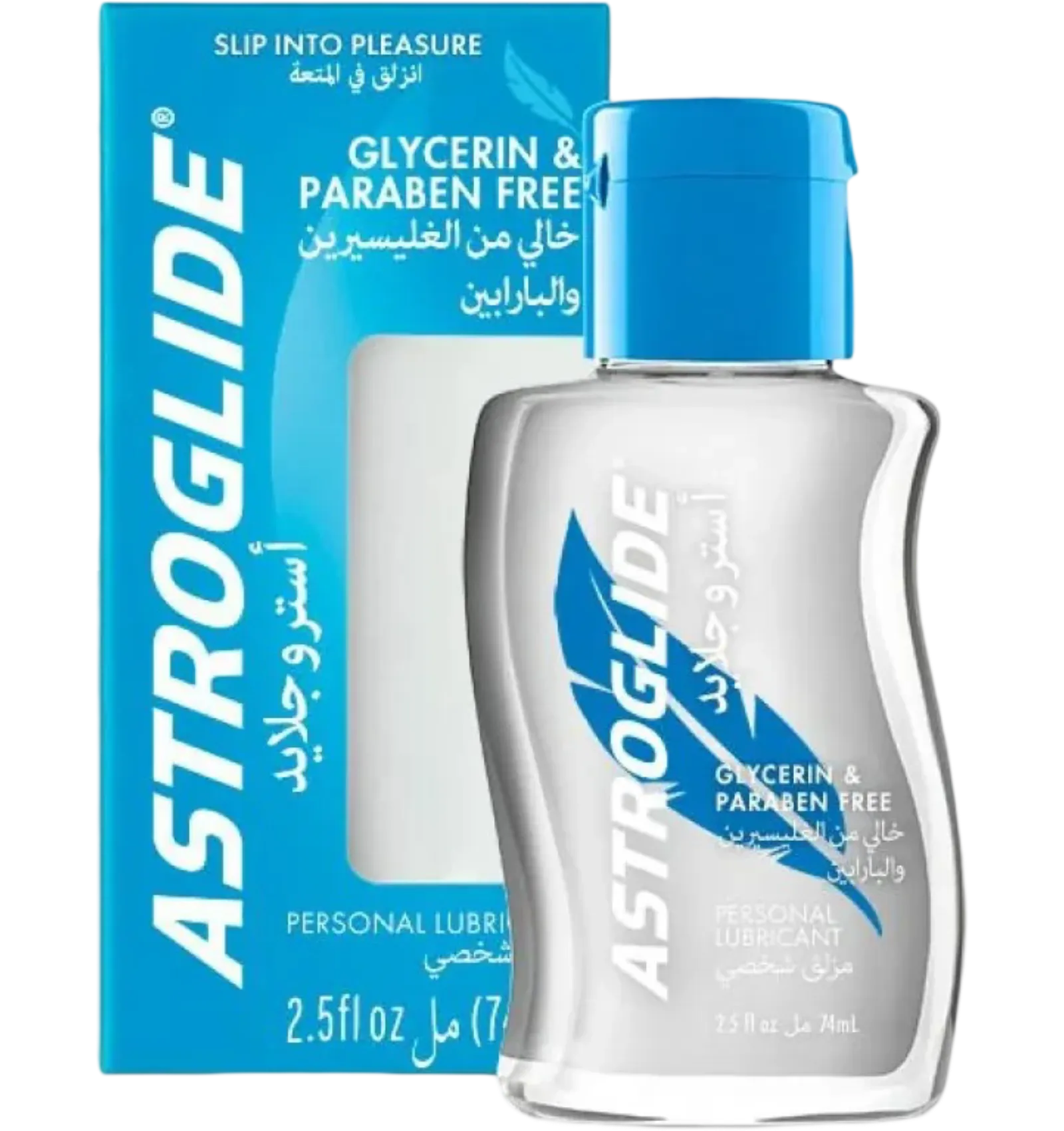 Astroglide personal lubricant glycerin paraben free 74ml