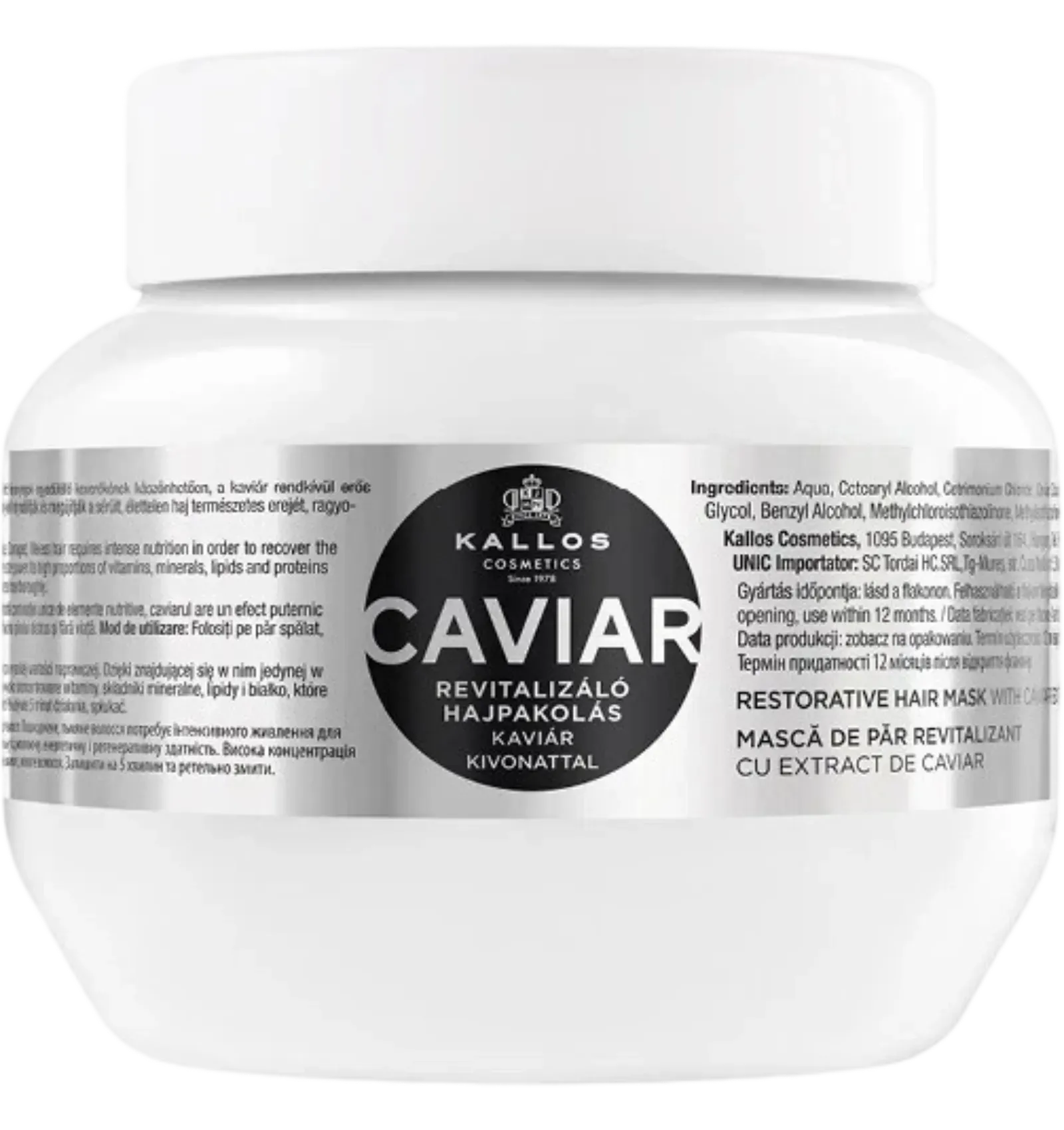 Kallos caviar restorative hair mask 275ml
