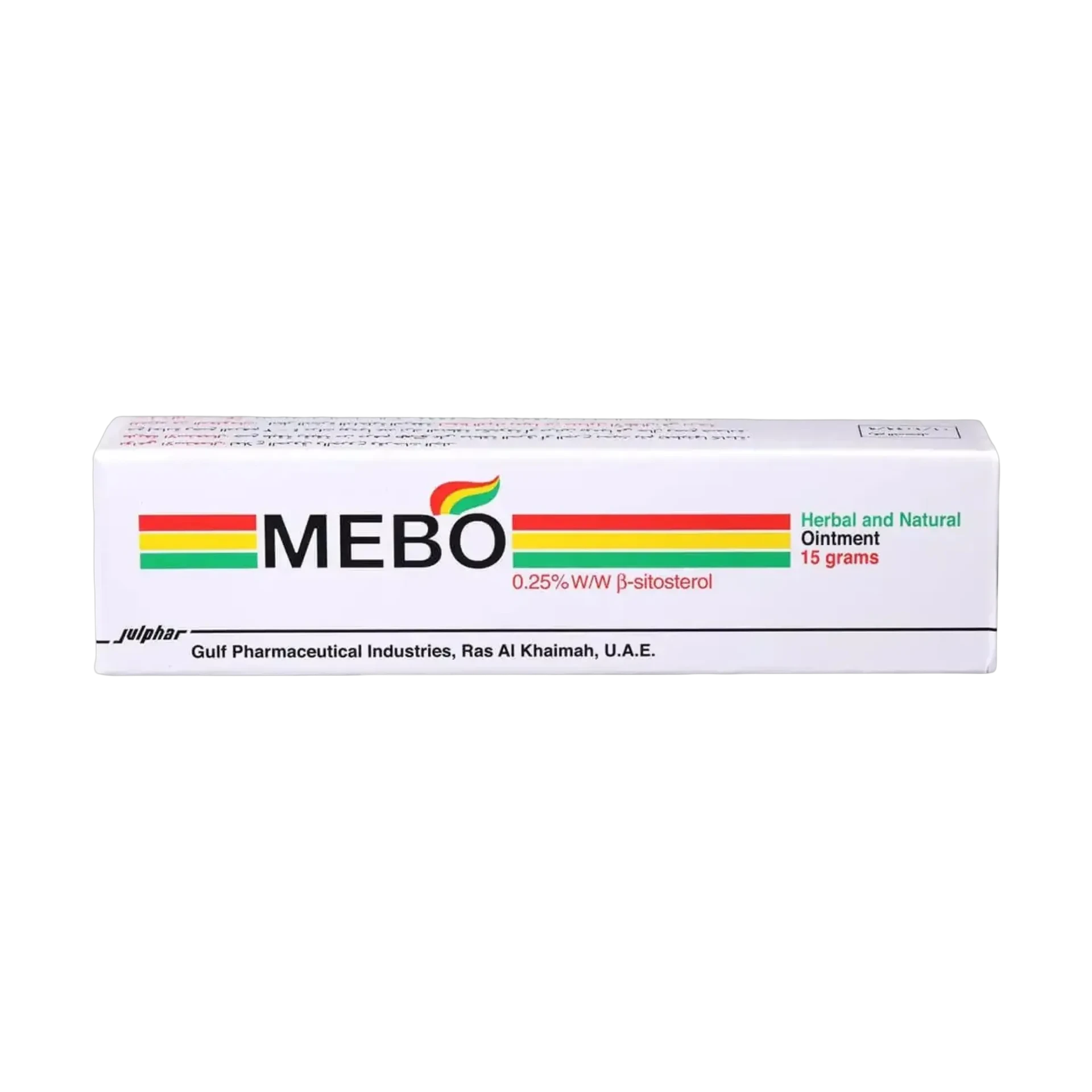 MEBO Natural Burn Ointment 15 g by Julphar