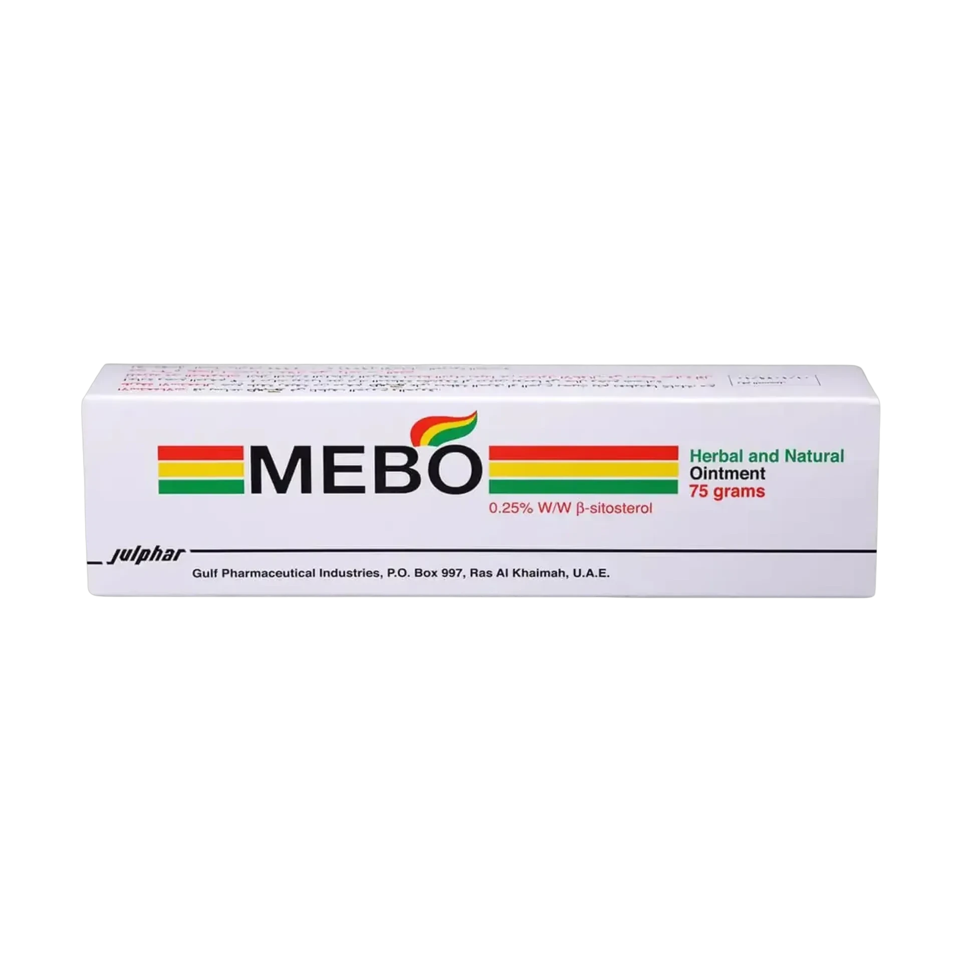 MEBO Burn Ointment 75 g Natural Herbal Formula