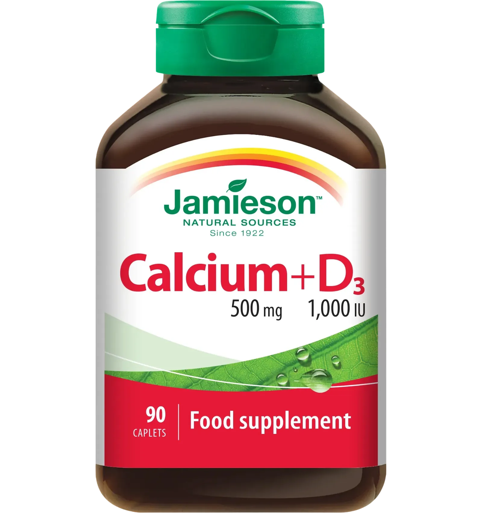 Jamieson Calcium & Vitamin D3 tablets 90 caplets