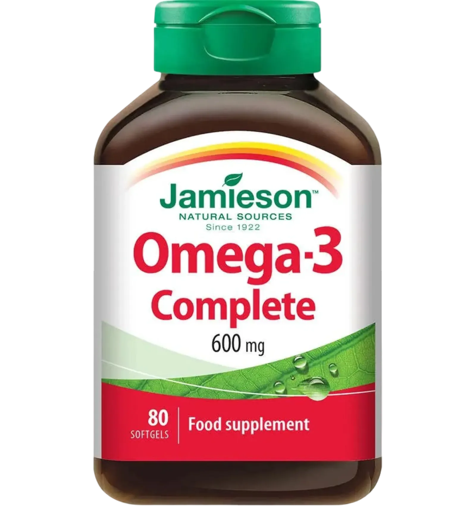 Jamieson Omega 3 Complete softgels 600 milligrams 80 count