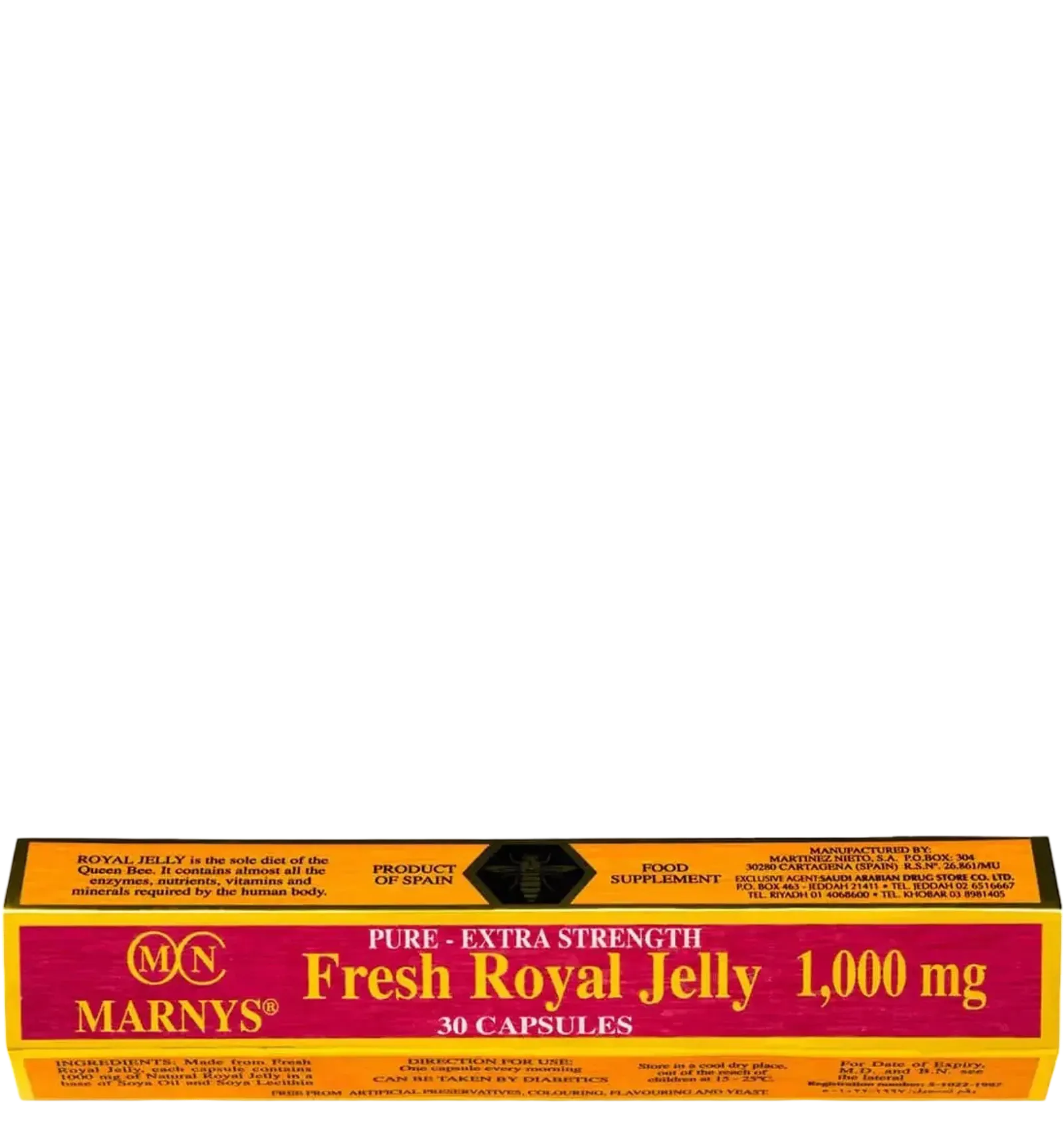 Marnys Fresh Royal Jelly 1000 mg pure bee supplement