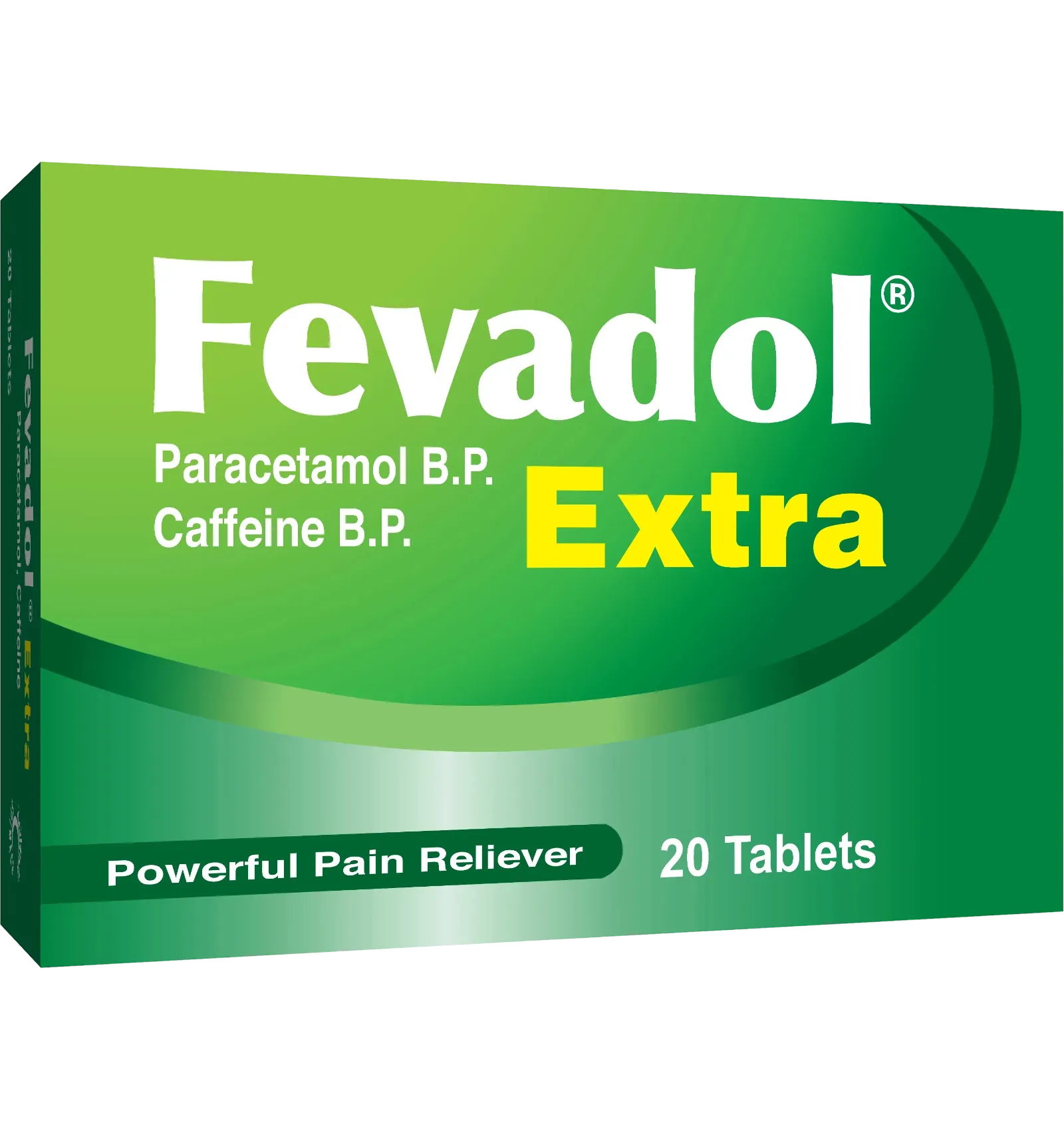 Spimaco Fevadol Extra Paracetamol Caffeine 20 Tablets