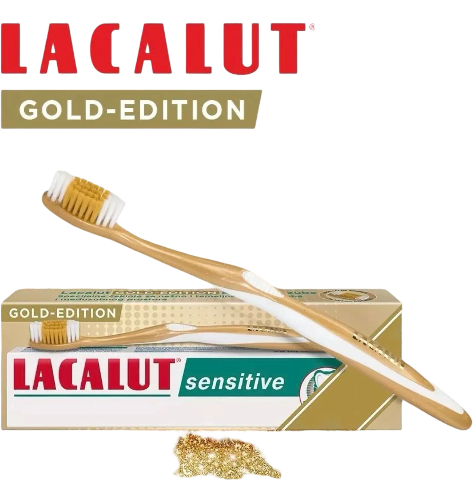 لاكالوت معجون الأسنان الحساسة 75 مل (مع فرشاة ذهبية)