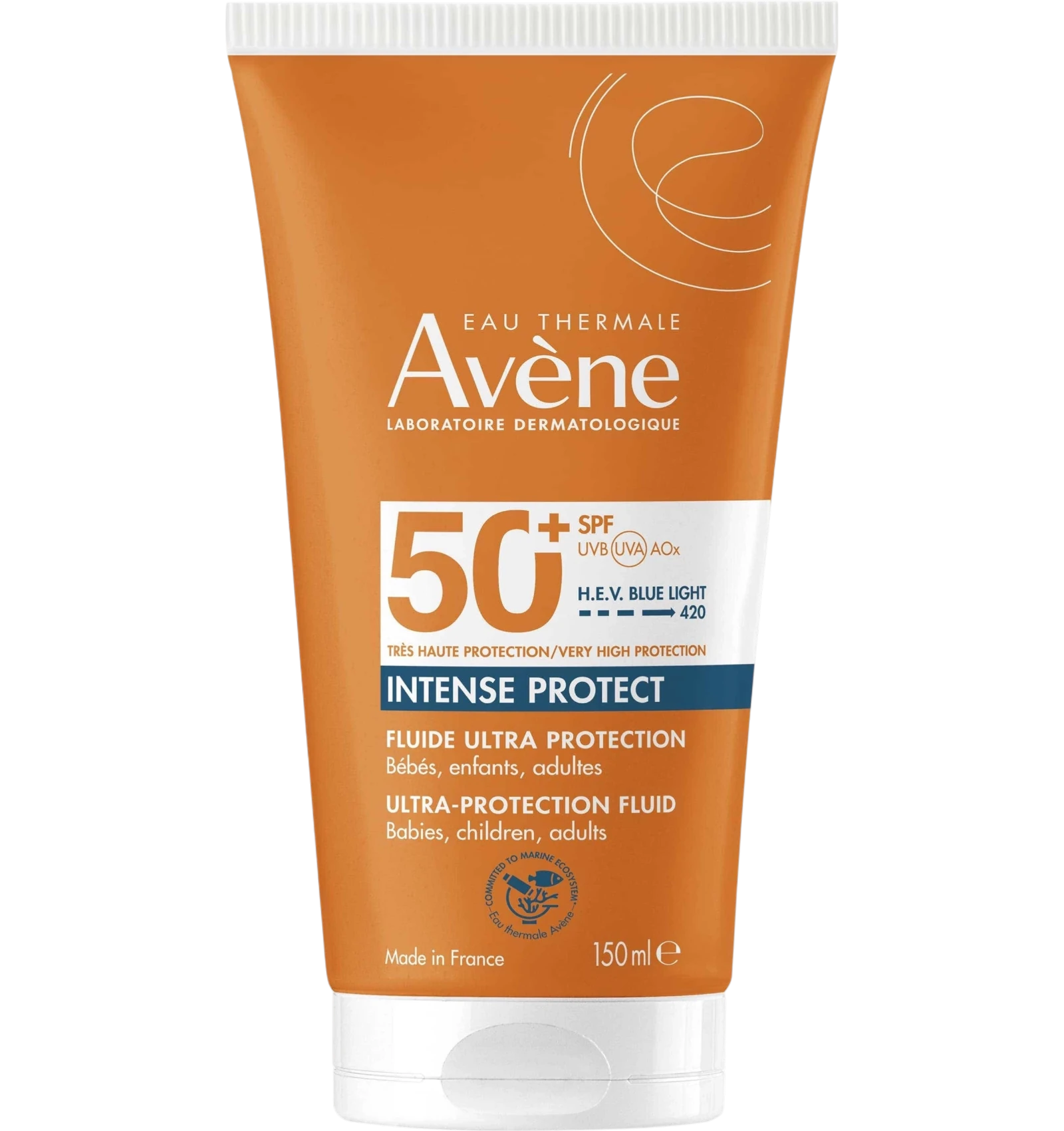 واقي شمس أفين إنتنس بروتكت فلويد SPF50+ 150 مل