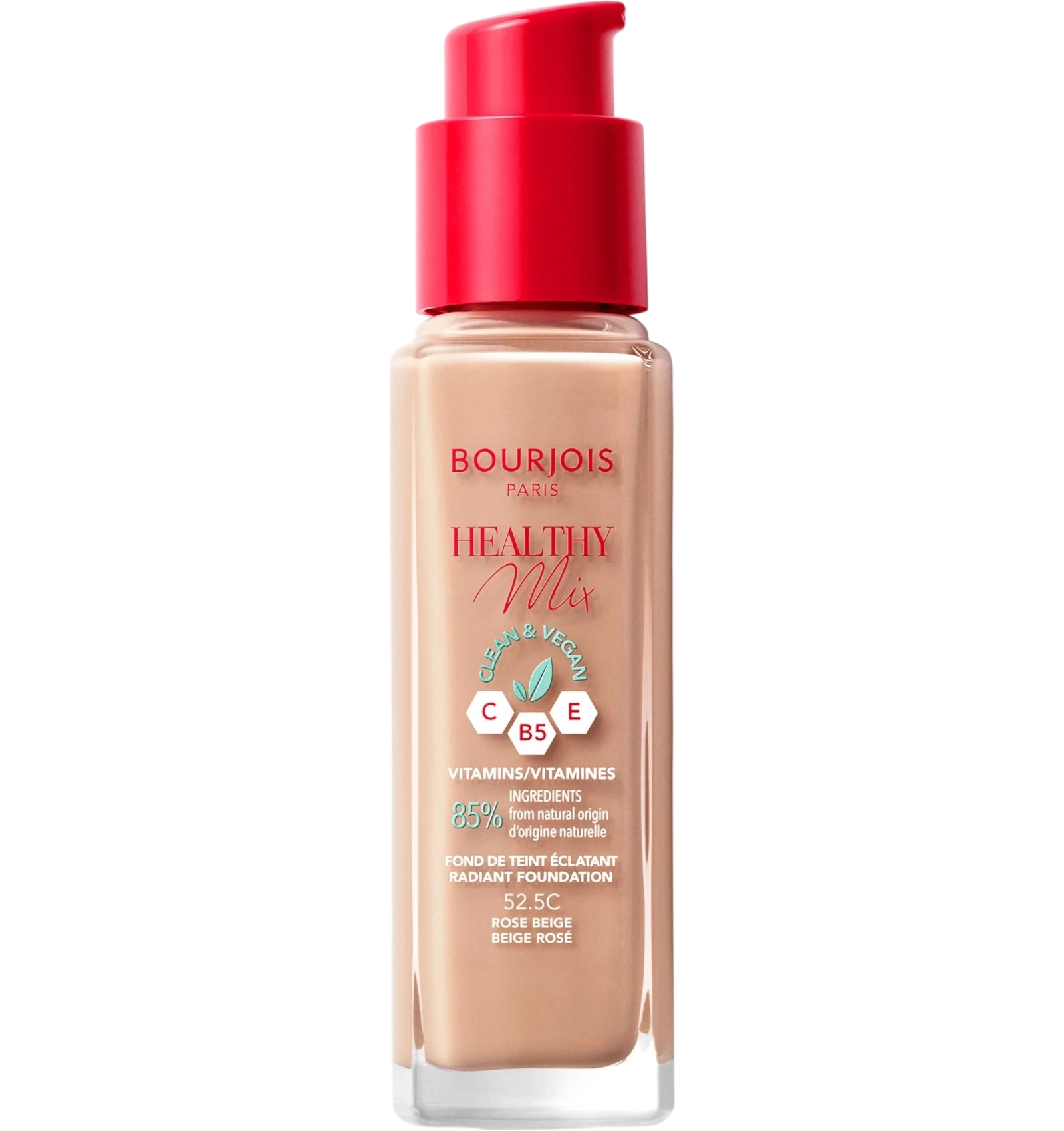 كريم أساس برجوا هيلثي ميكس درجة Rose Beige بيج