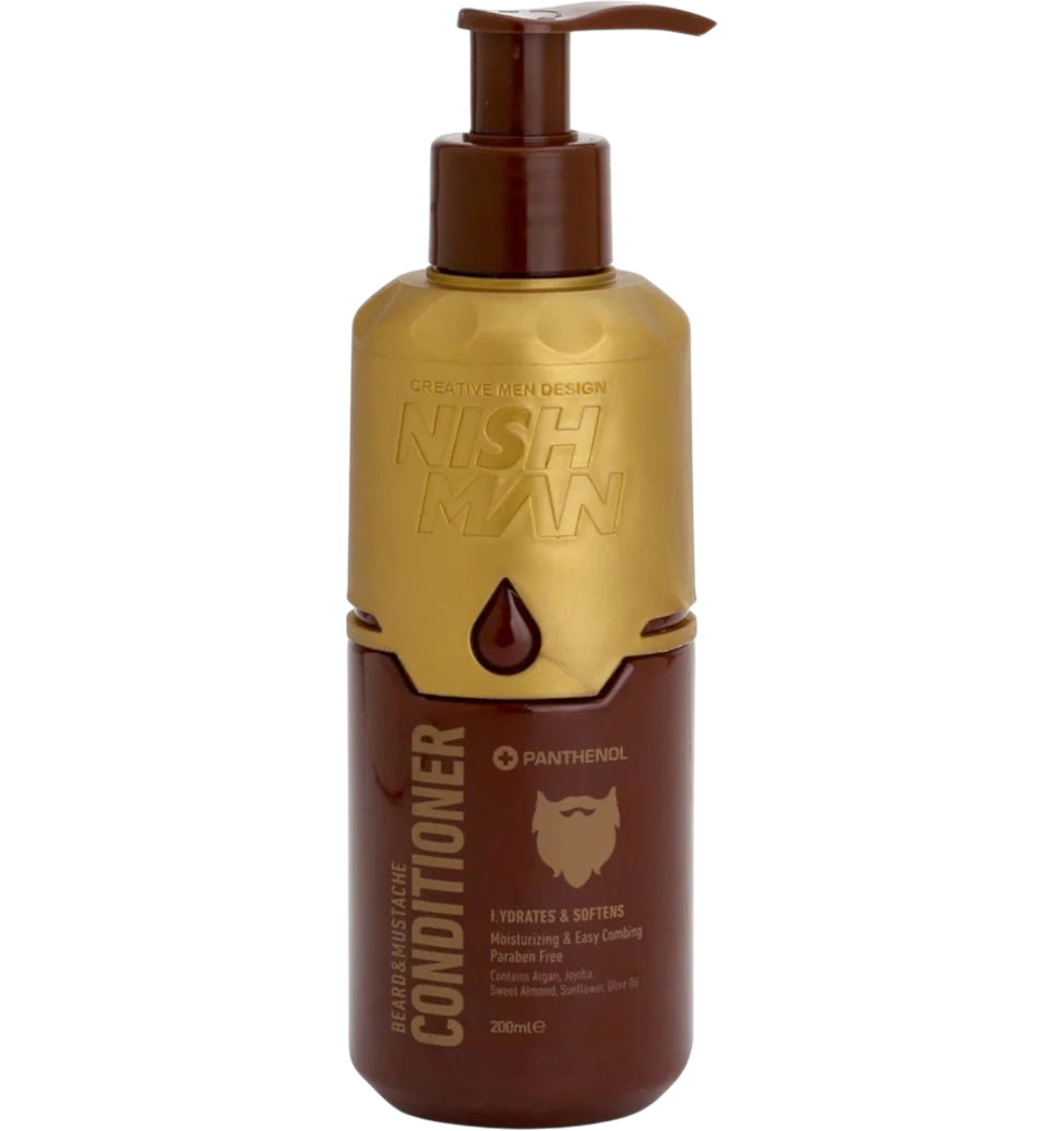 بلسم نيشمان للعناية باللحية والشارب 200 مل ينعم الشعر