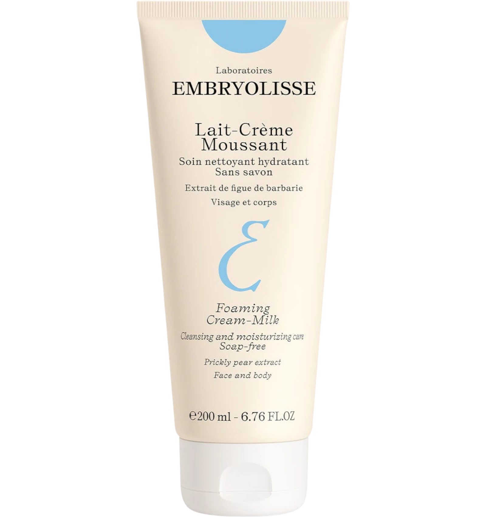 Embryolisse Foaming Creme Milk face and body cleanser 200 ml