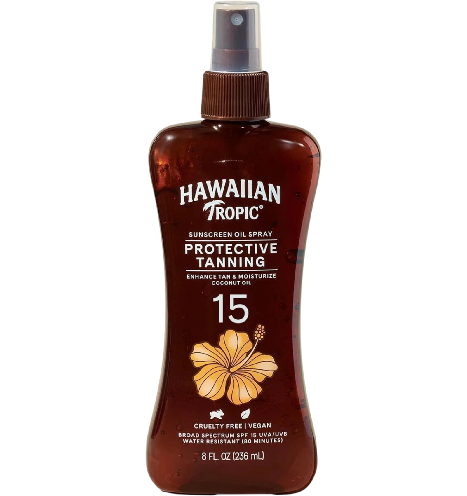 Hawaiian Tropic tanning oil spray sunscreen SPF15 236ml