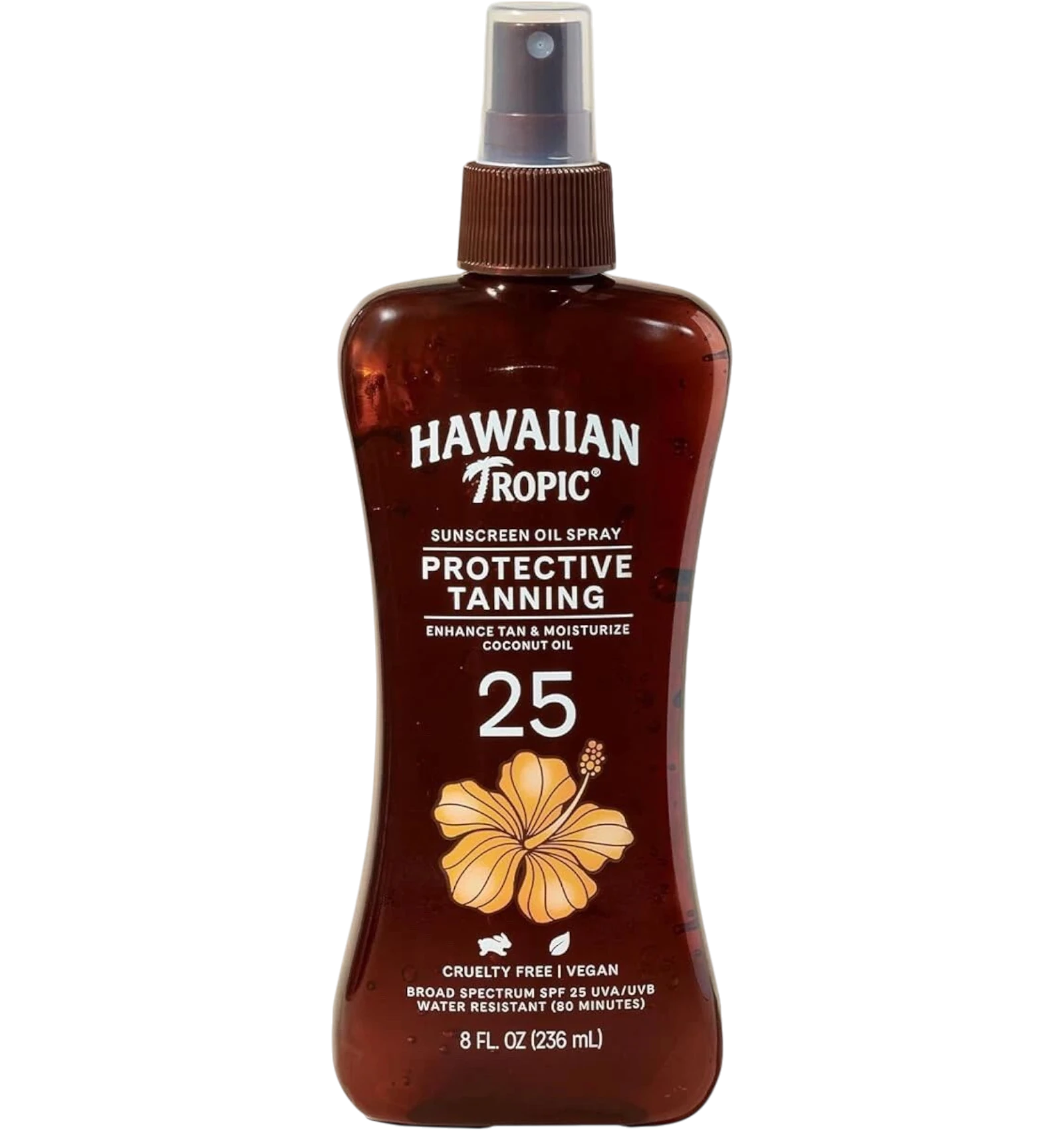 Hawaiian Tropic tanning oil spray sunscreen SPF25 236ml