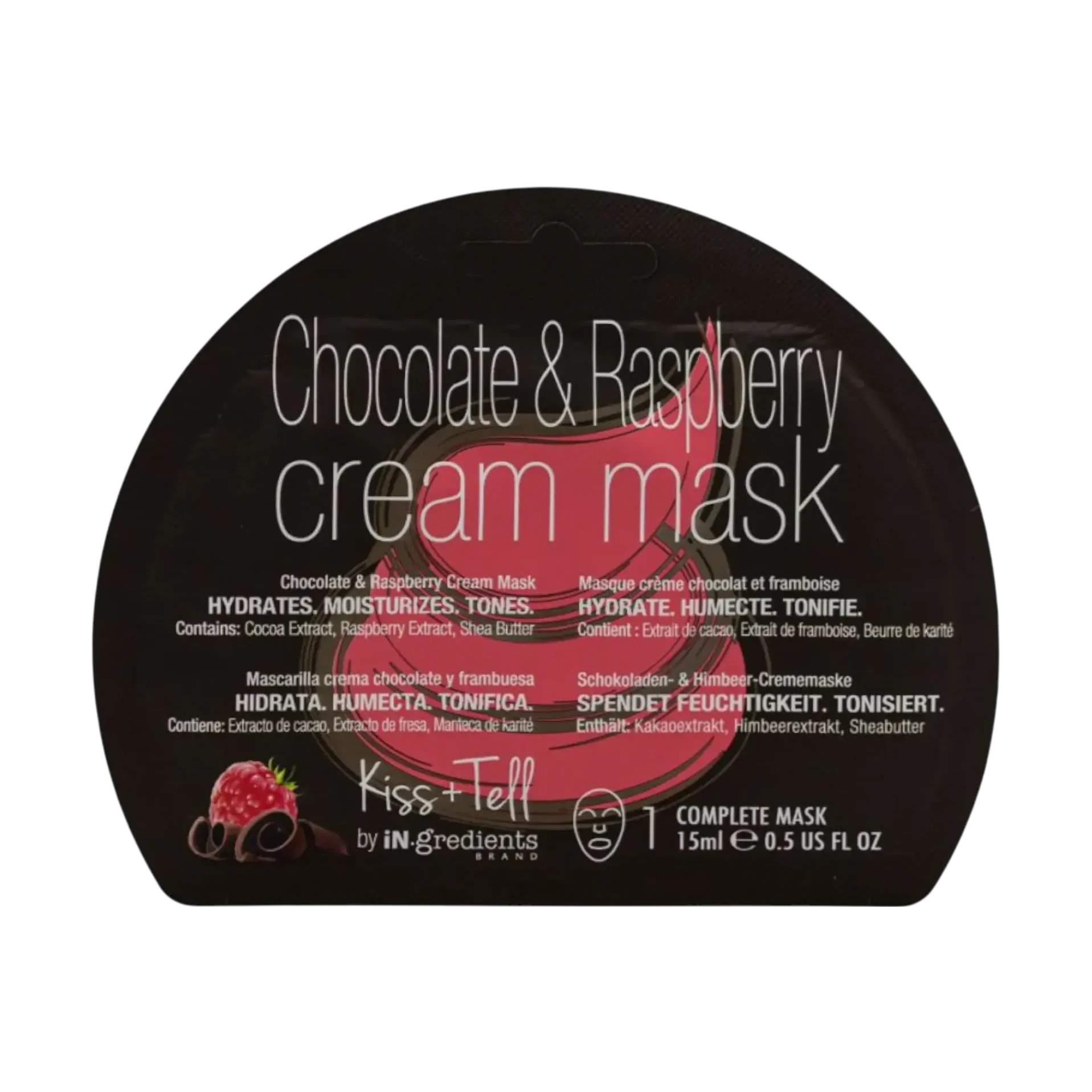 In.Gredients chocolate and raspberry cream mask 15 ml