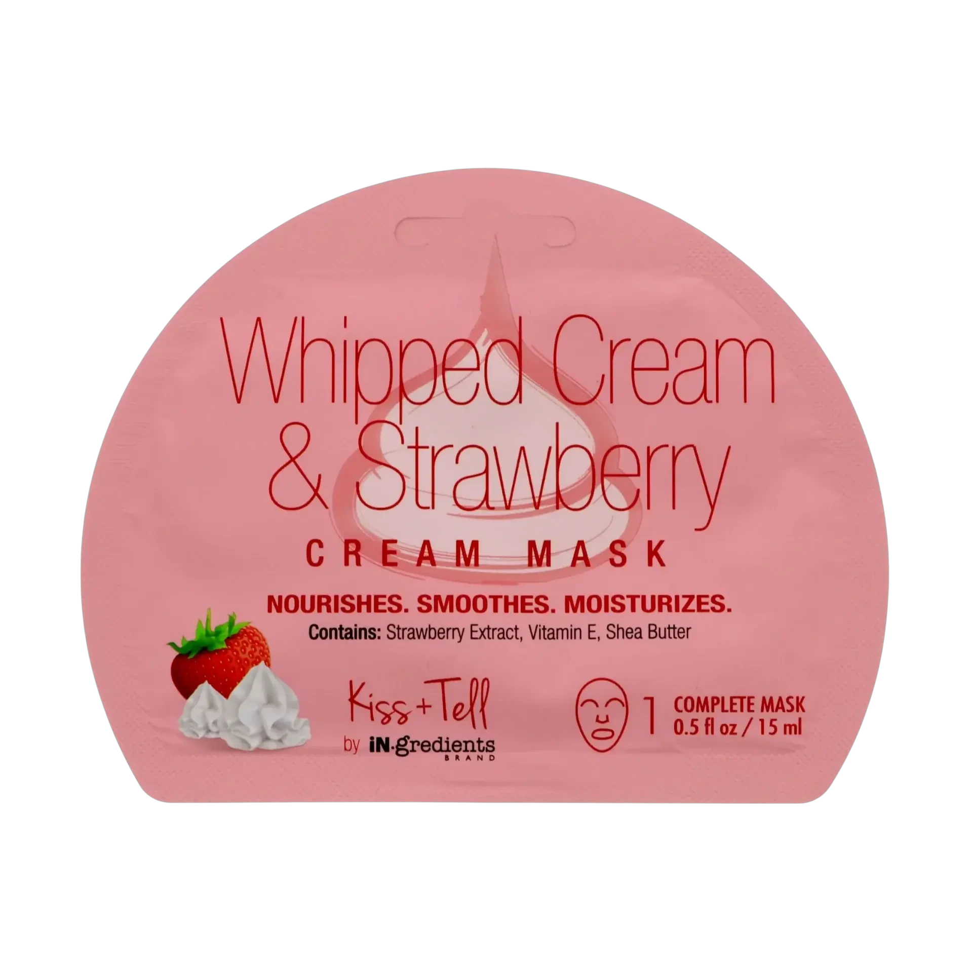 In.Gredients whipped cream strawberry mask 15 ml