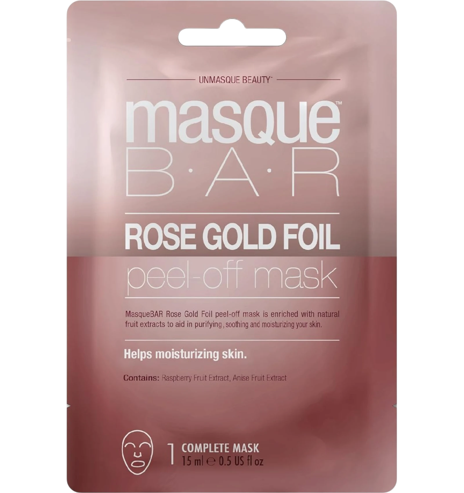 Masque BAR Rose Gold Foil peel-off mask