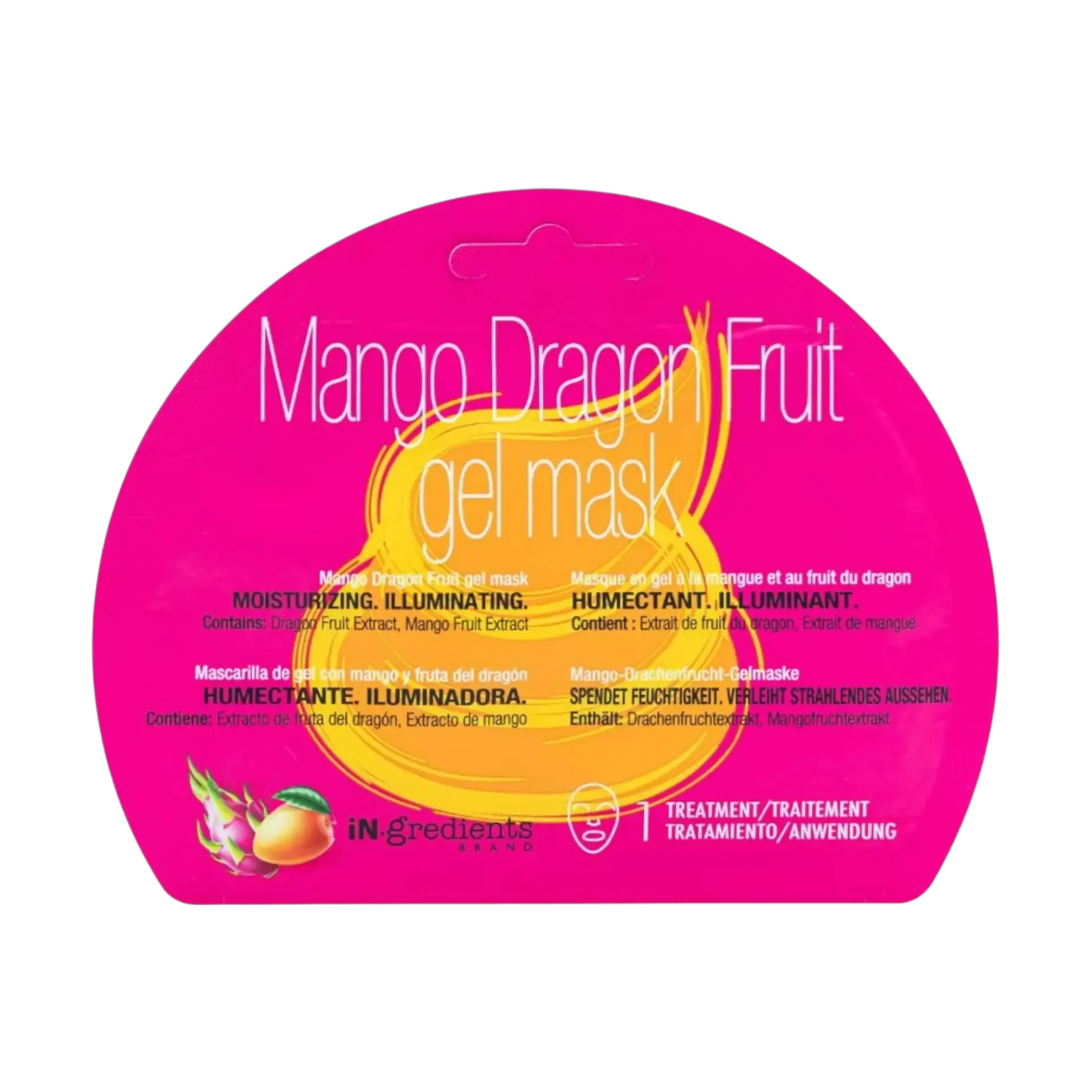 Masque BAR mango dragon fruit gel mask