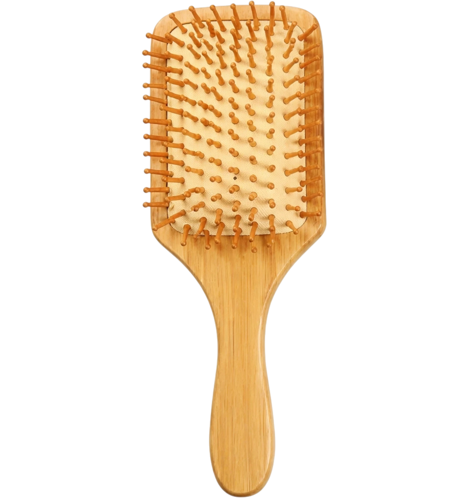Mella natural bamboo hairbrush beige anti-static design