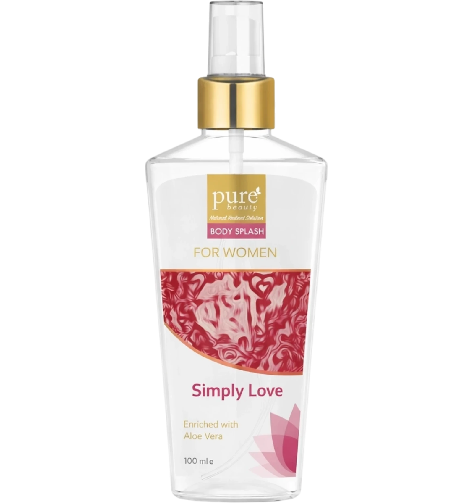Pure Beauty Simply Love body splash for women 100 ml clean
