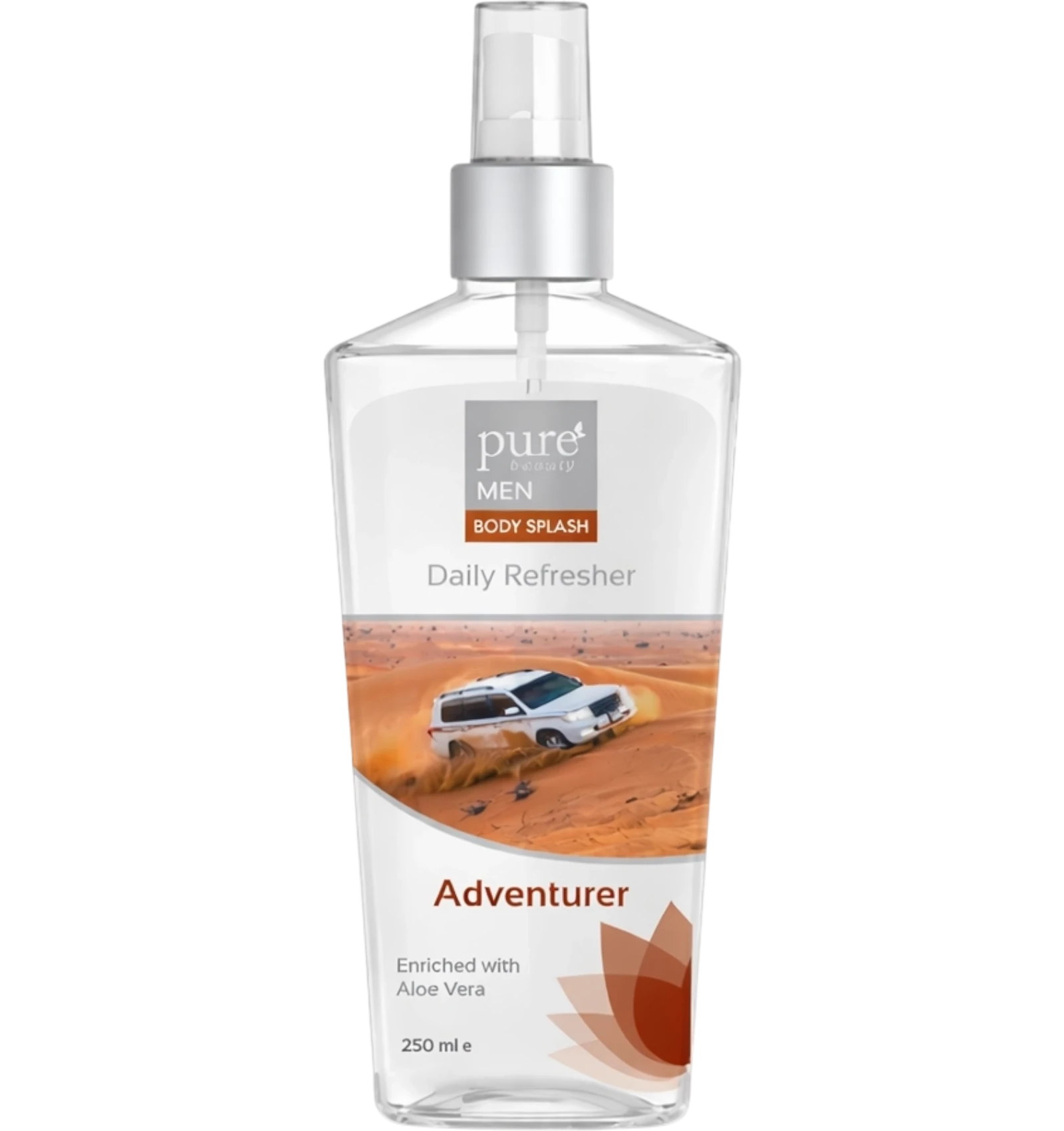 Pure Beauty Adventurer body splash for men 250 ml desert