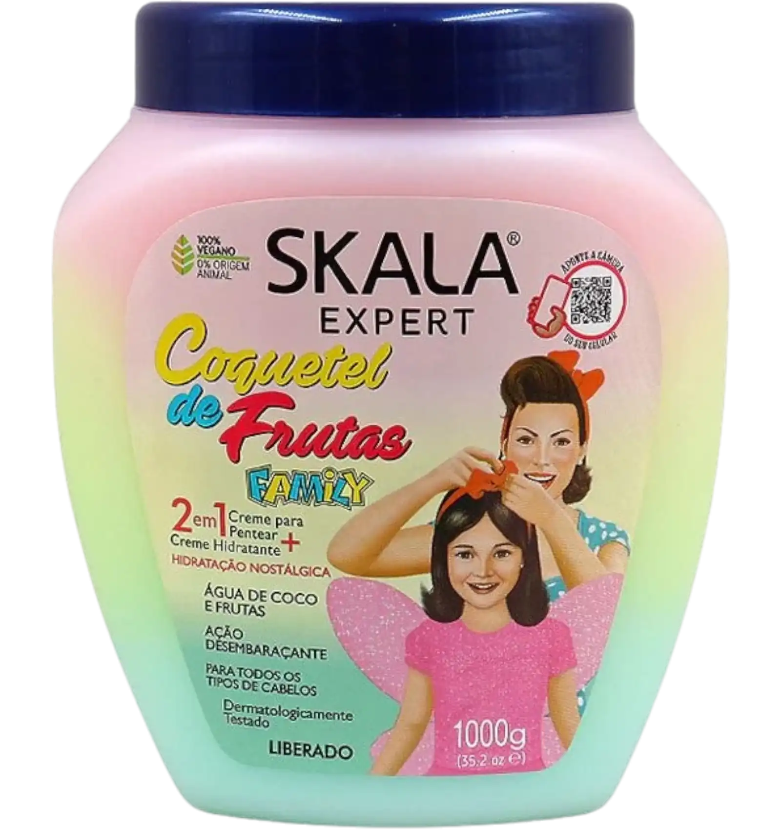 سكالا كوكتيل الفواكه كريم شعر الاطفال 1000 جم