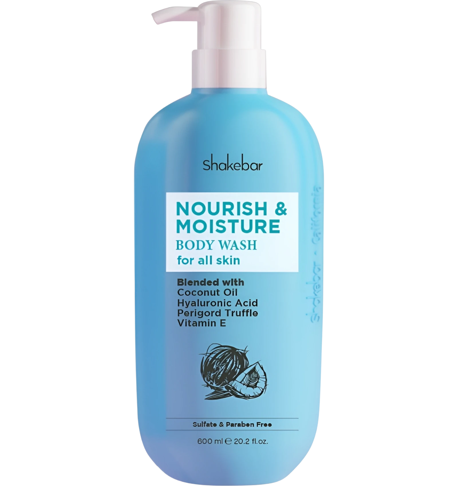 Shakebar nourish and moisturize body wash 600 milliliters