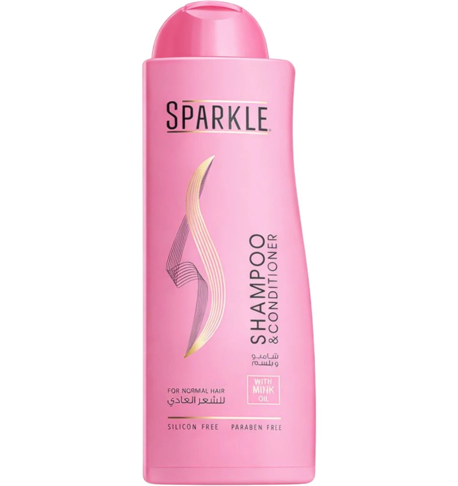 Sparkle normal hair shampoo 170ml pink bottle