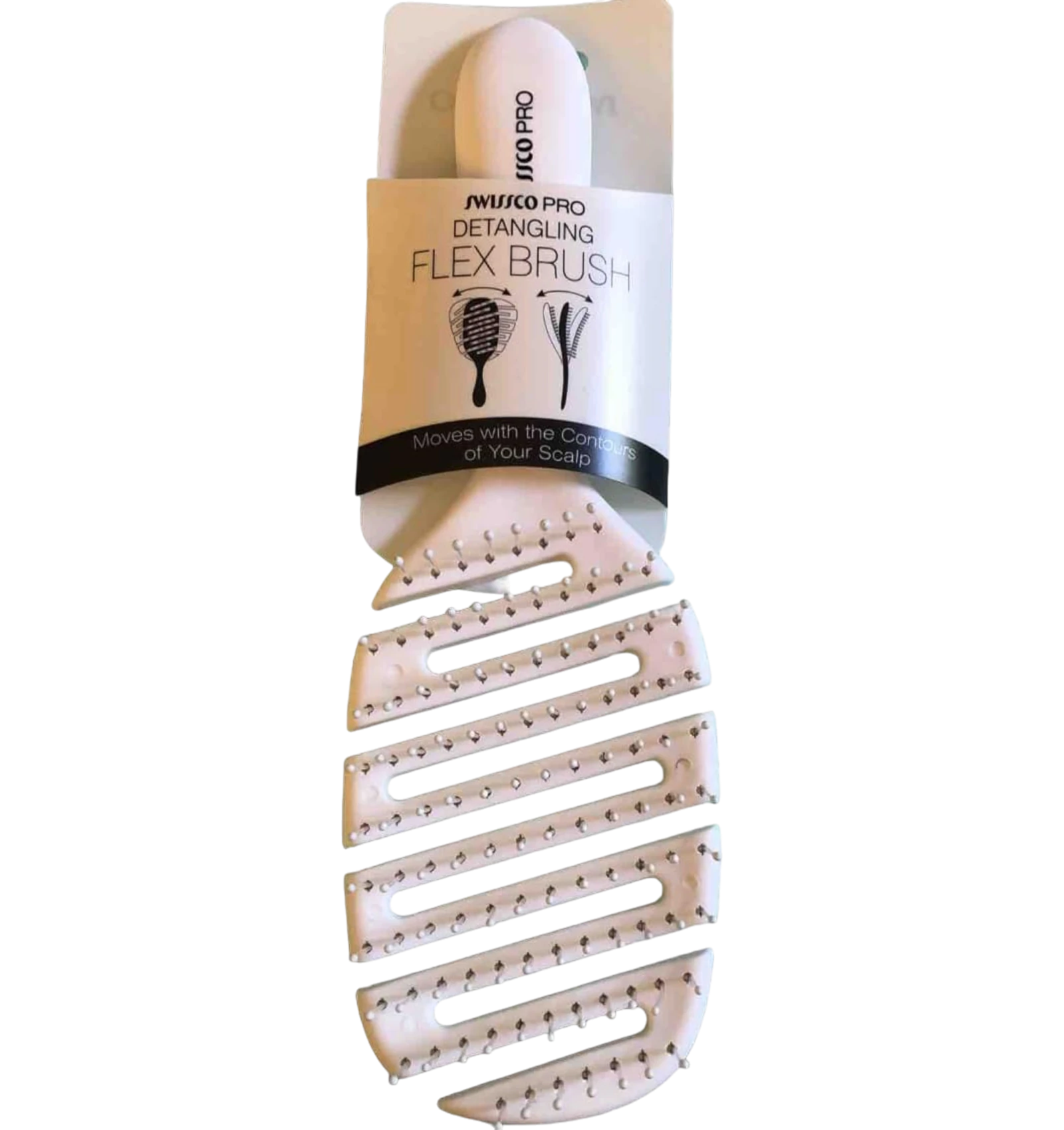 Swissco Pro flex brush detangling paddle black