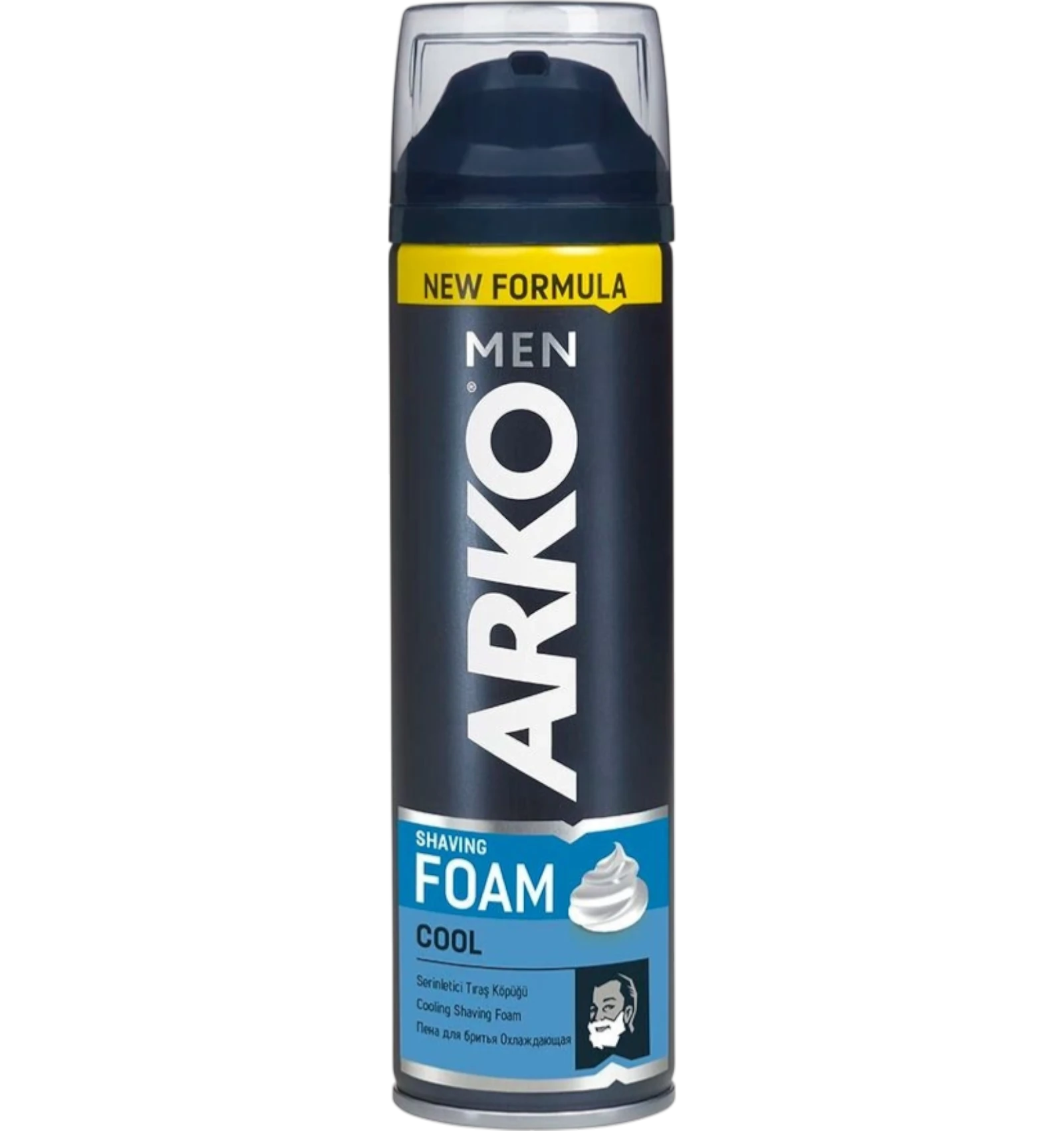 Arko Cool Men's Shaving Foam 200ml delivers a refreshing cooling lather