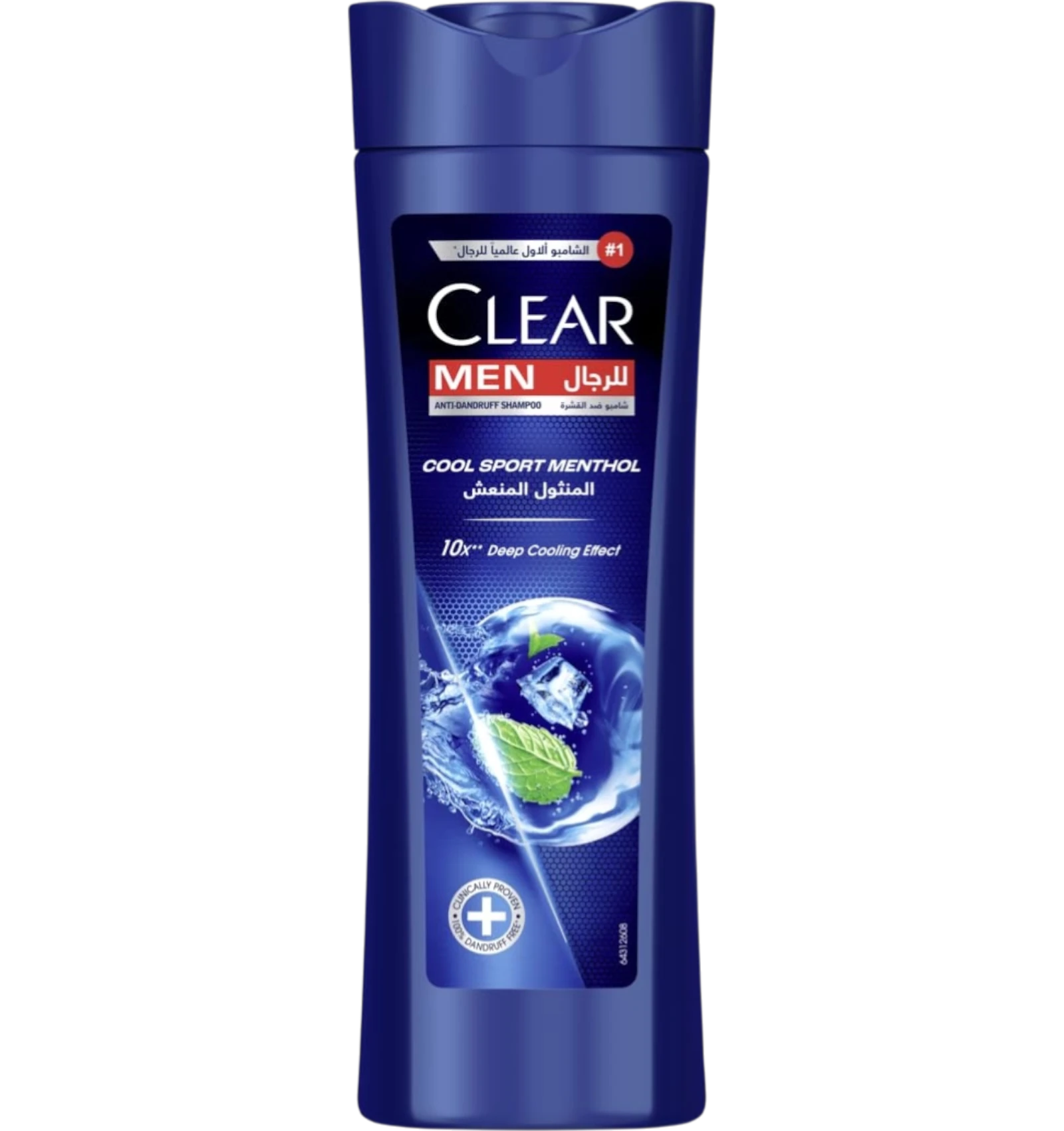 Clear Cool Sport anti-dandruff menthol shampoo for men in 350 ml
