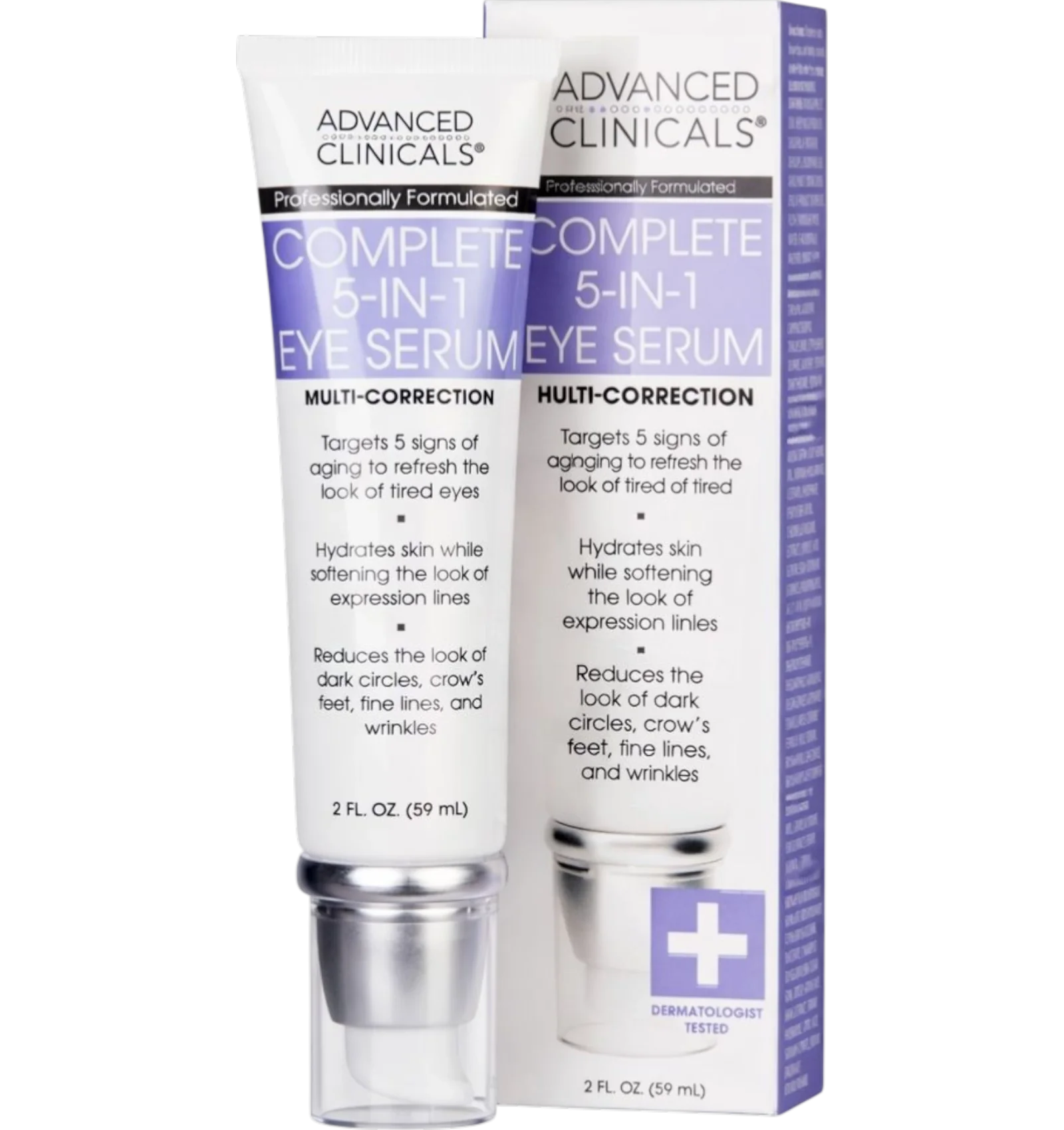 Advanced Clinicals 5 In 1 Anti Aging Eye Serum 59ml