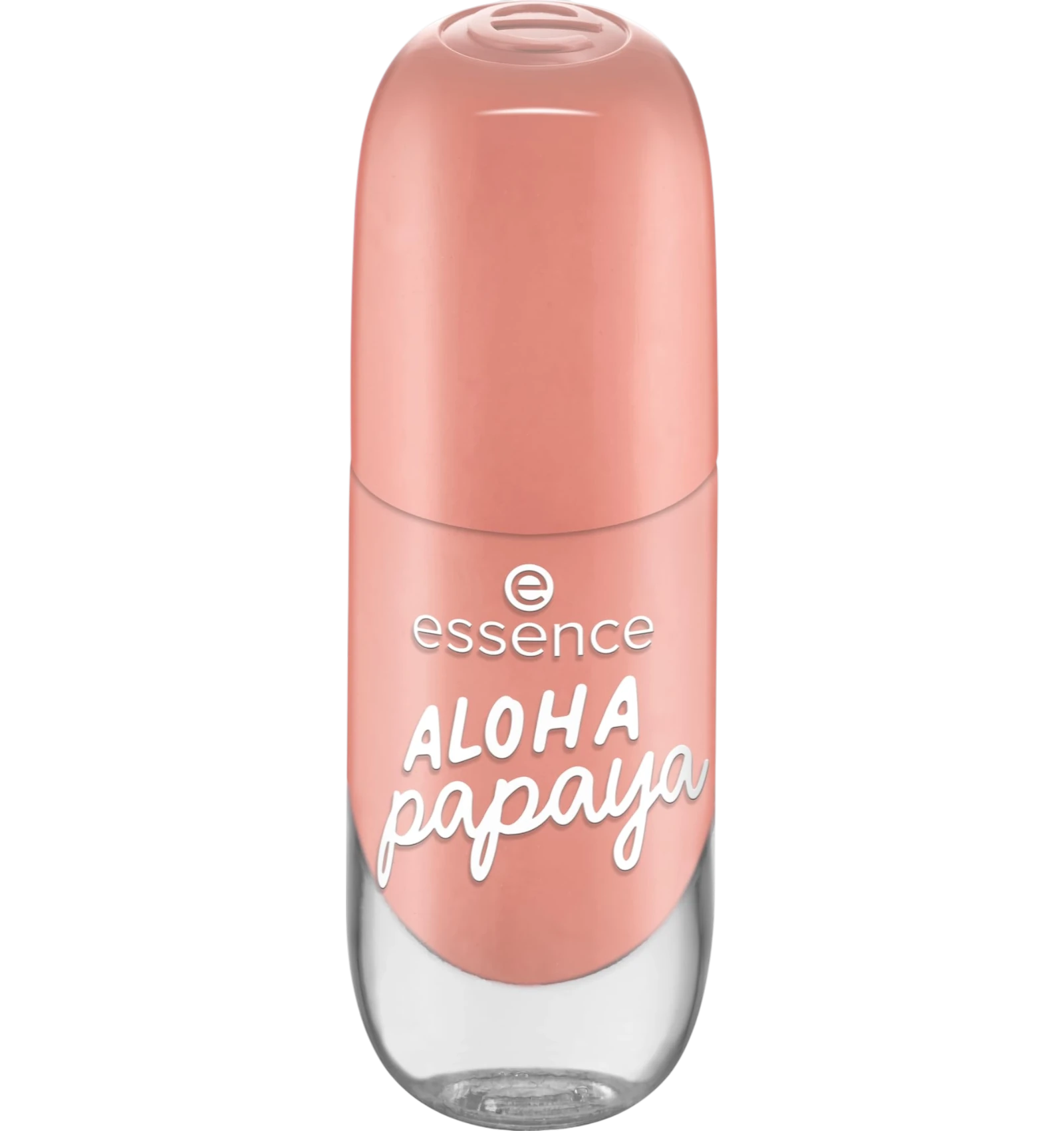 Essence Gel Nail Polish 38 Aloha Papaya orange bottle