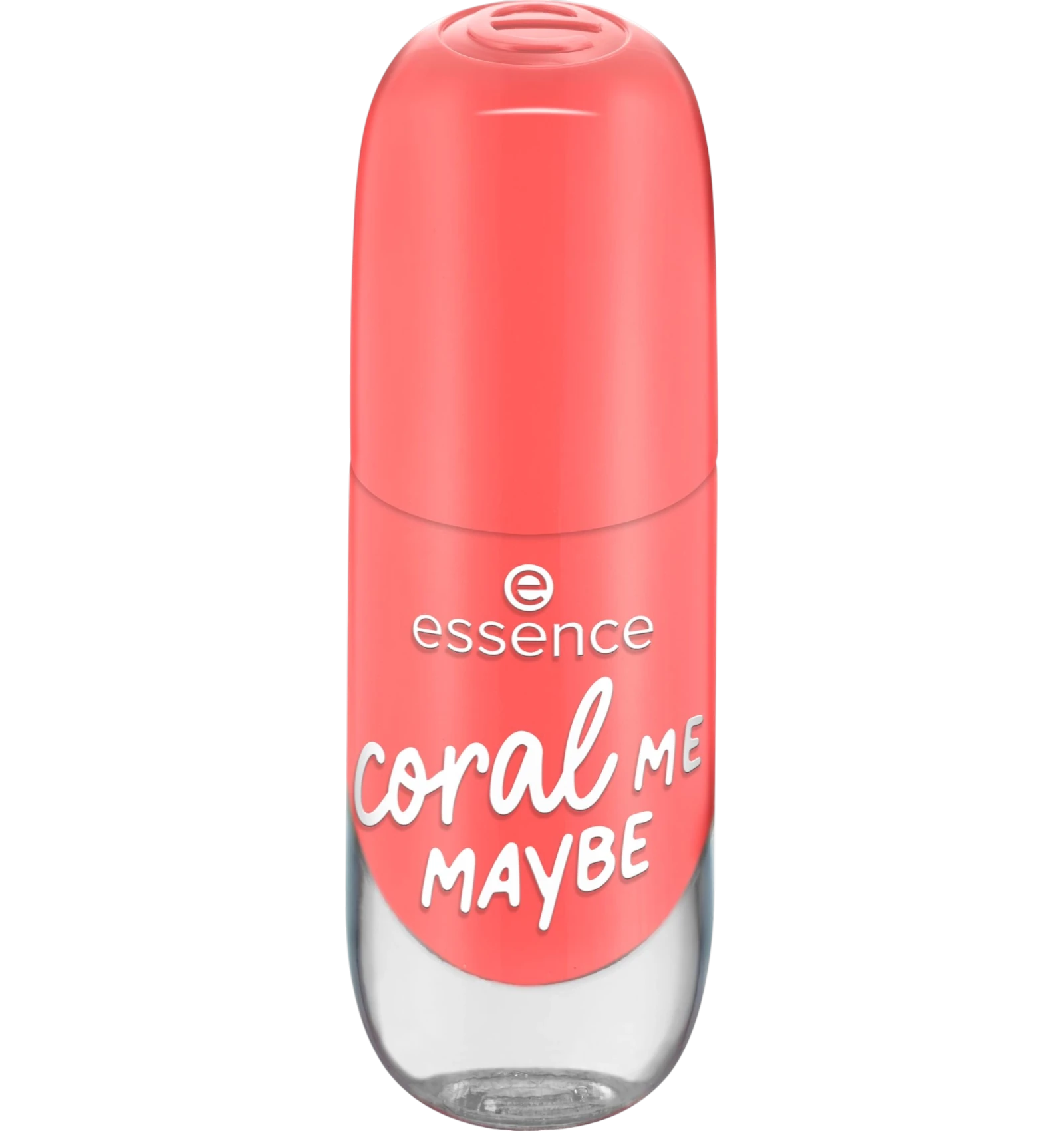 Essence Gel Nail Polish Coral Me Maybe shade 52 vibrant coral