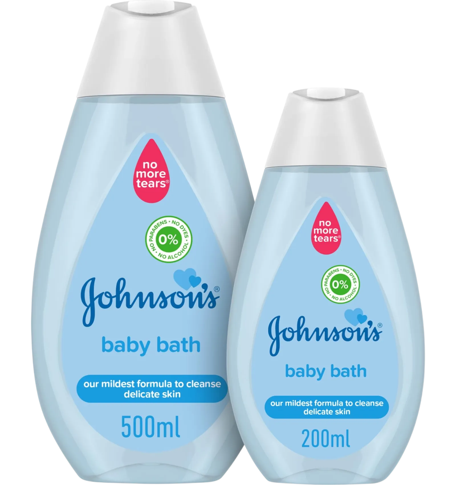 Johnson's baby bath gel gentle formula 500ml plus 200ml free with selection