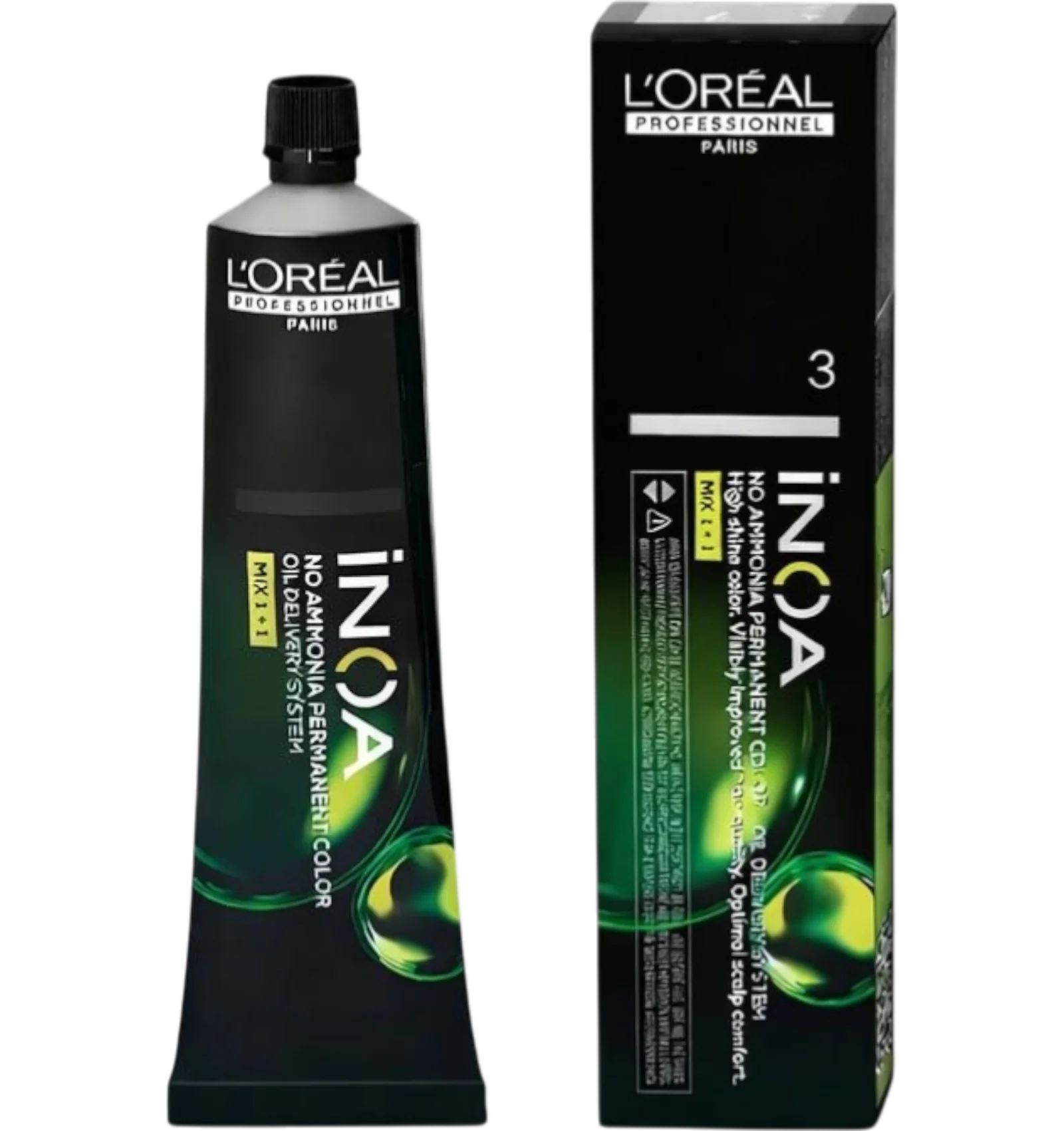 L'Oreal Professionnel Inoa Ammonia Free Hair Color 3 Dark Brown 60 ml