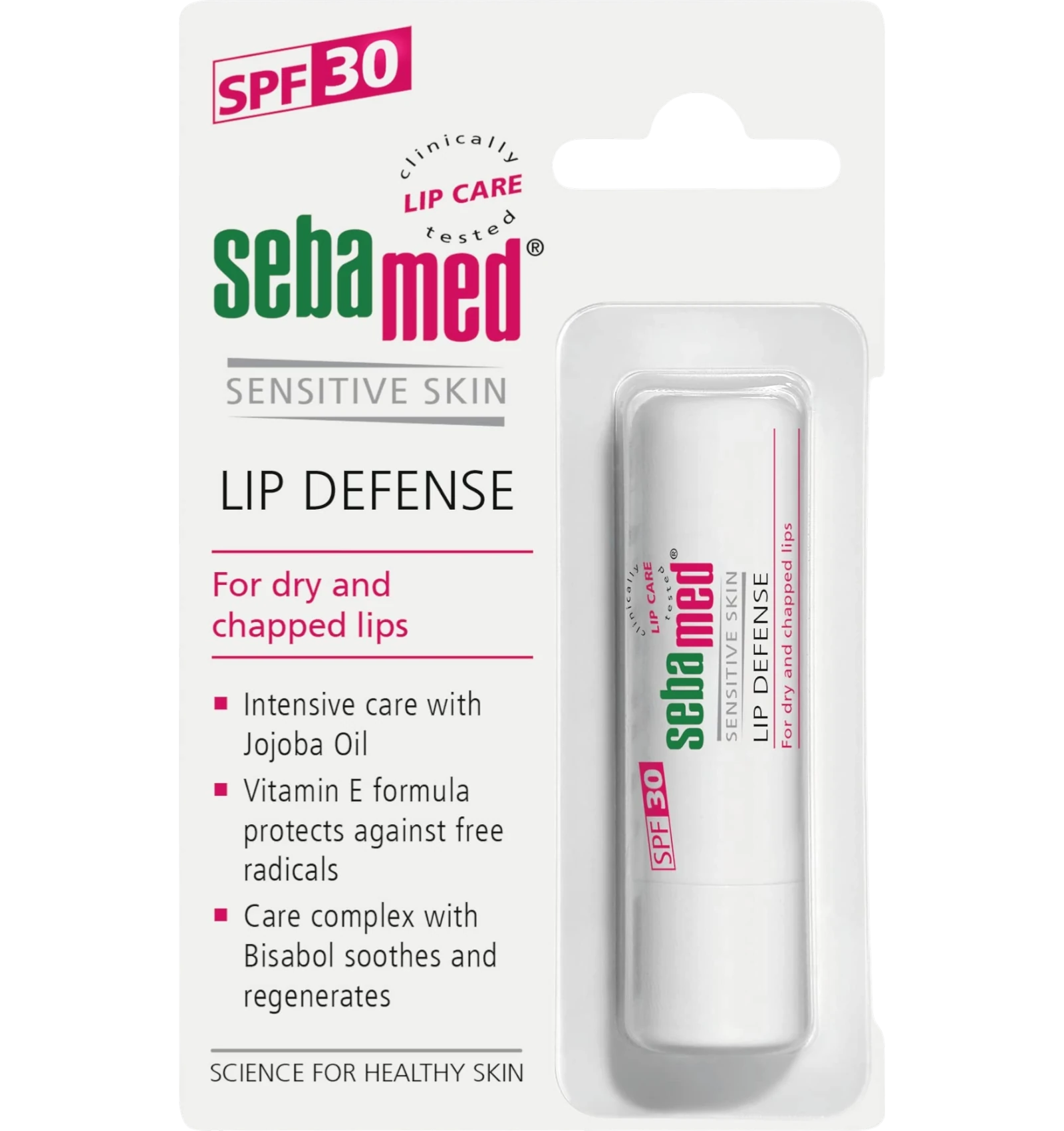 علبة سيباميد مرطب شفاه SPF30 للبشرة الحساسة 4.80 جم