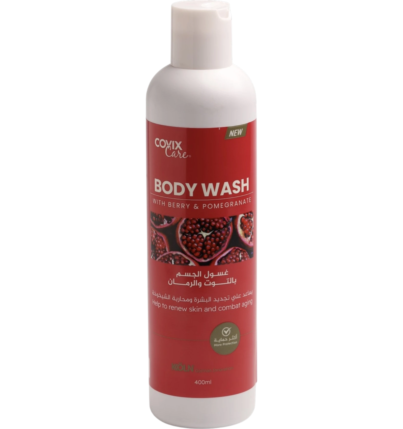 Covix Body Wash With Red Berries And Pomegranate 400 ml