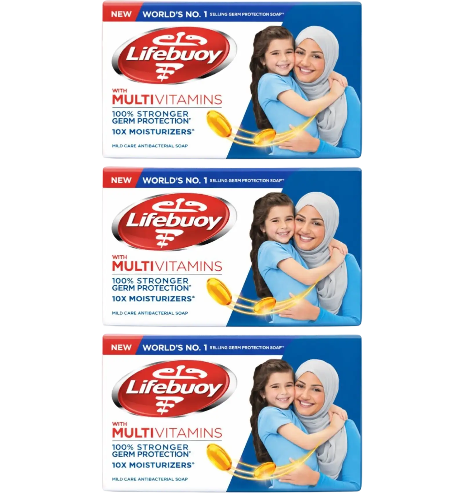 Lifebuoy Soft Care Soap Bar 3 x 70 g (Special Offer)