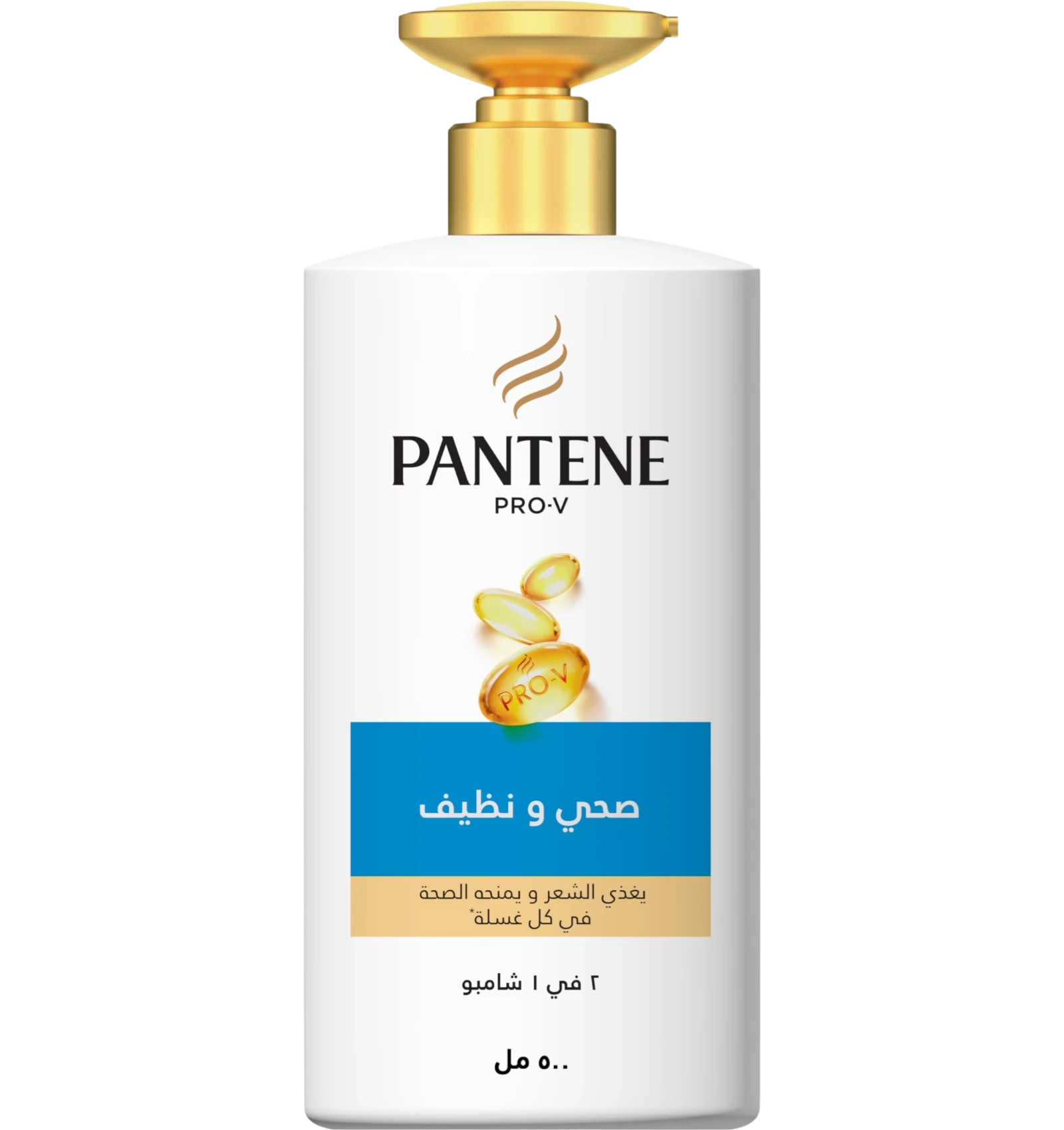 بانتين برو-في شامبو 2 في 1 صحي ونظيف 500 مل