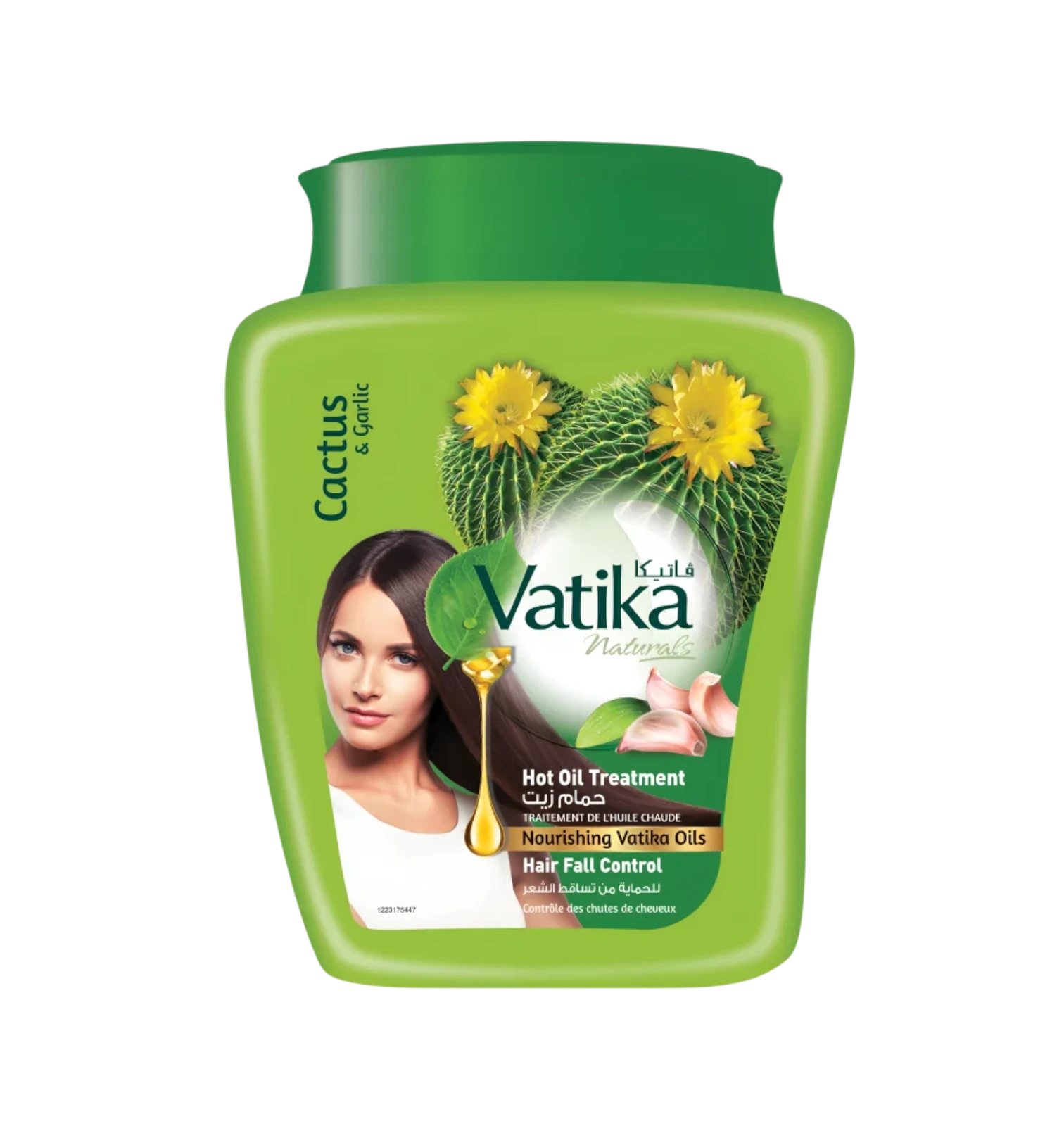 Vatika Anti Hair Fall Hot Oil Treatment With Cactus & Garlic  425g