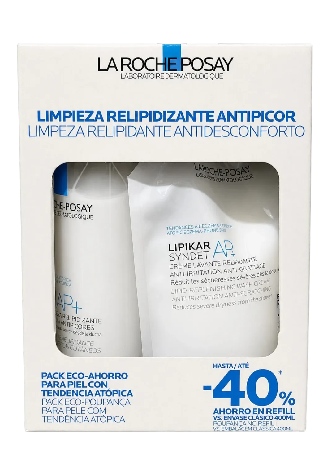 La Roche-Posay Lipikar Syndet body cleanser 400 ml with refill
