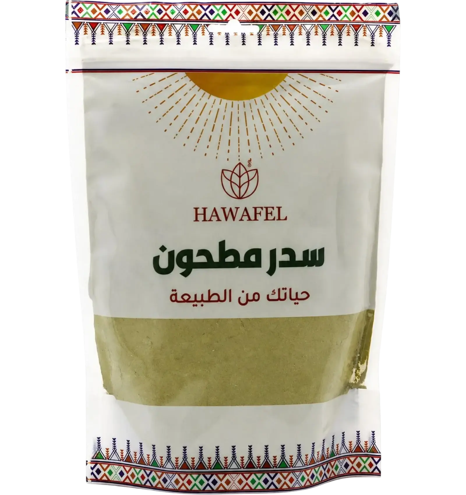 حوافل مسحوق السدر الطبيعي للشعر والبشرة 250 جم