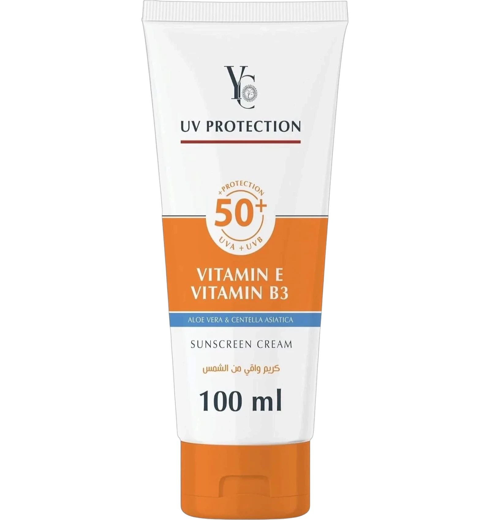 YC Sun Cream SPF 50+ UVA+UVB With Vitamin E And Vitamin B3 100ml