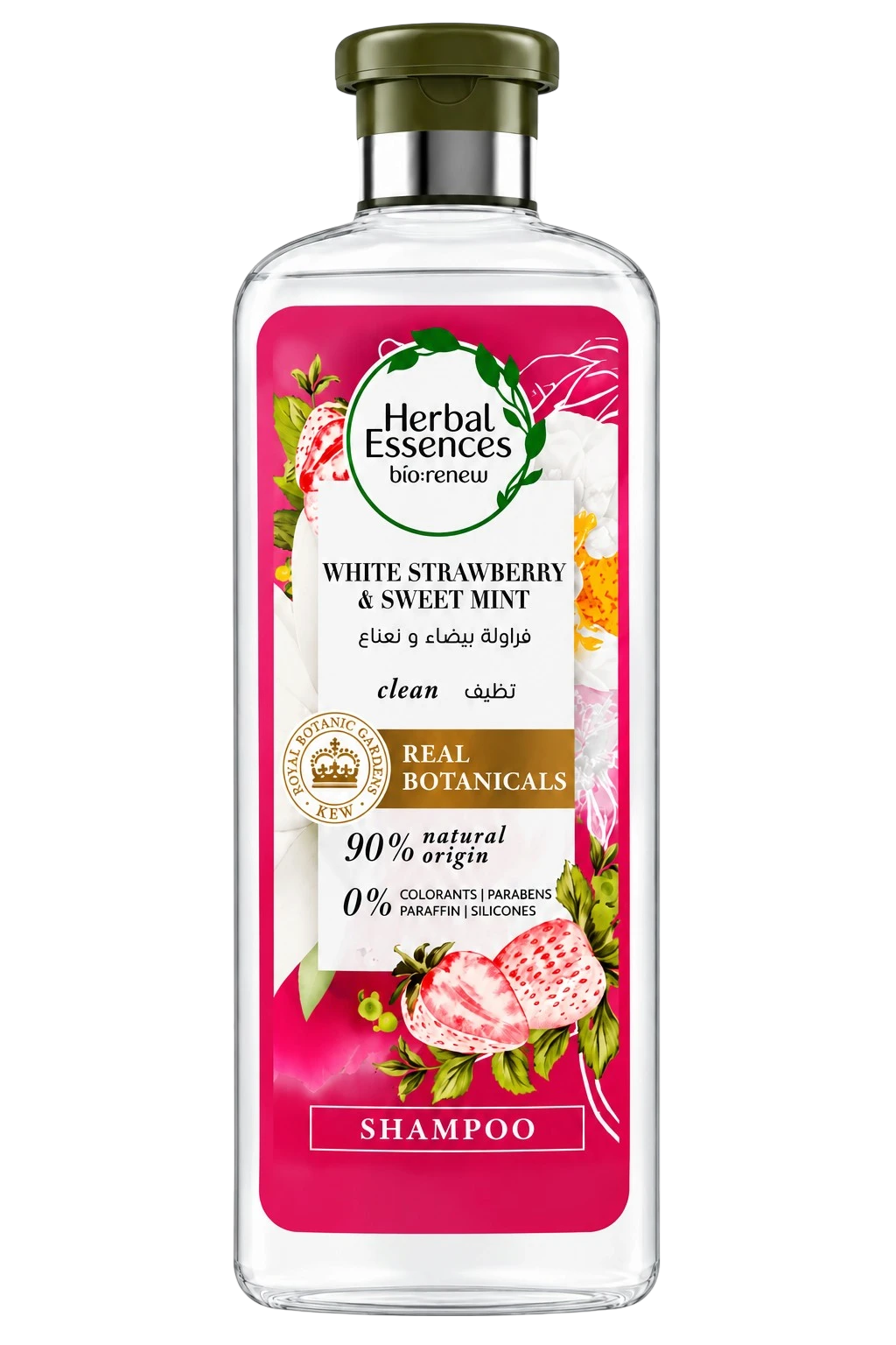 Herbal Essences Bio Renew Clean Shampoo With White Strawberry & Mint 400ml