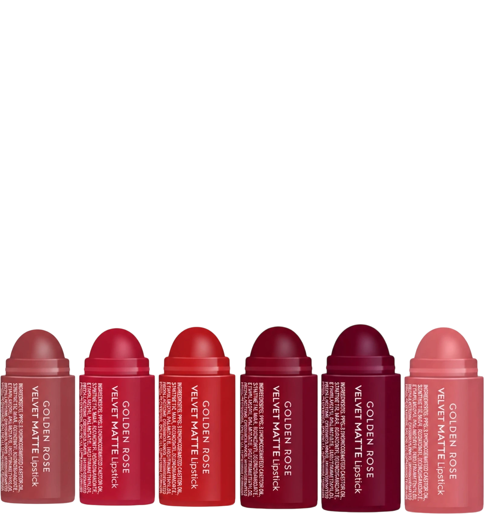 Golden Rose Velvet Matte Mini Lipstick Set Mix 02 6 Pcs