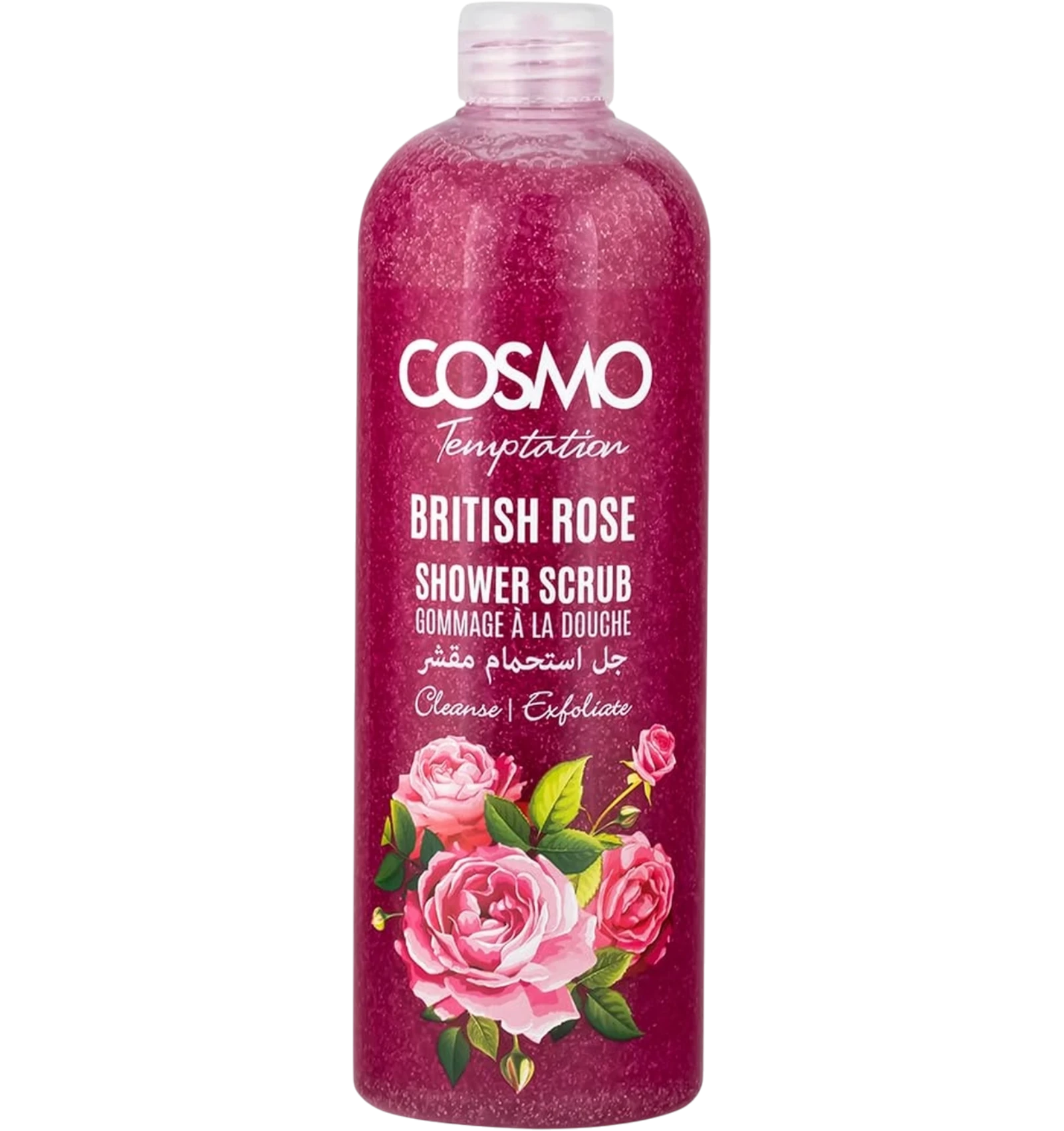 Cosmo Exfoliating Shower Gel With Roses 1000ml