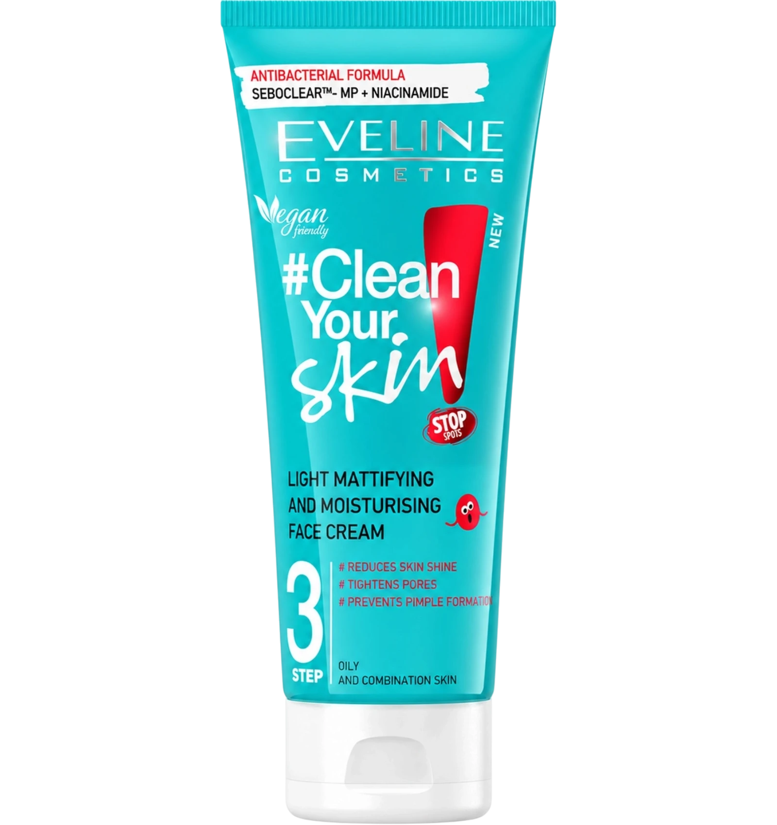 Eveline Clean Your Skin Light Moisturizing and Soothing Face Cream 75ml