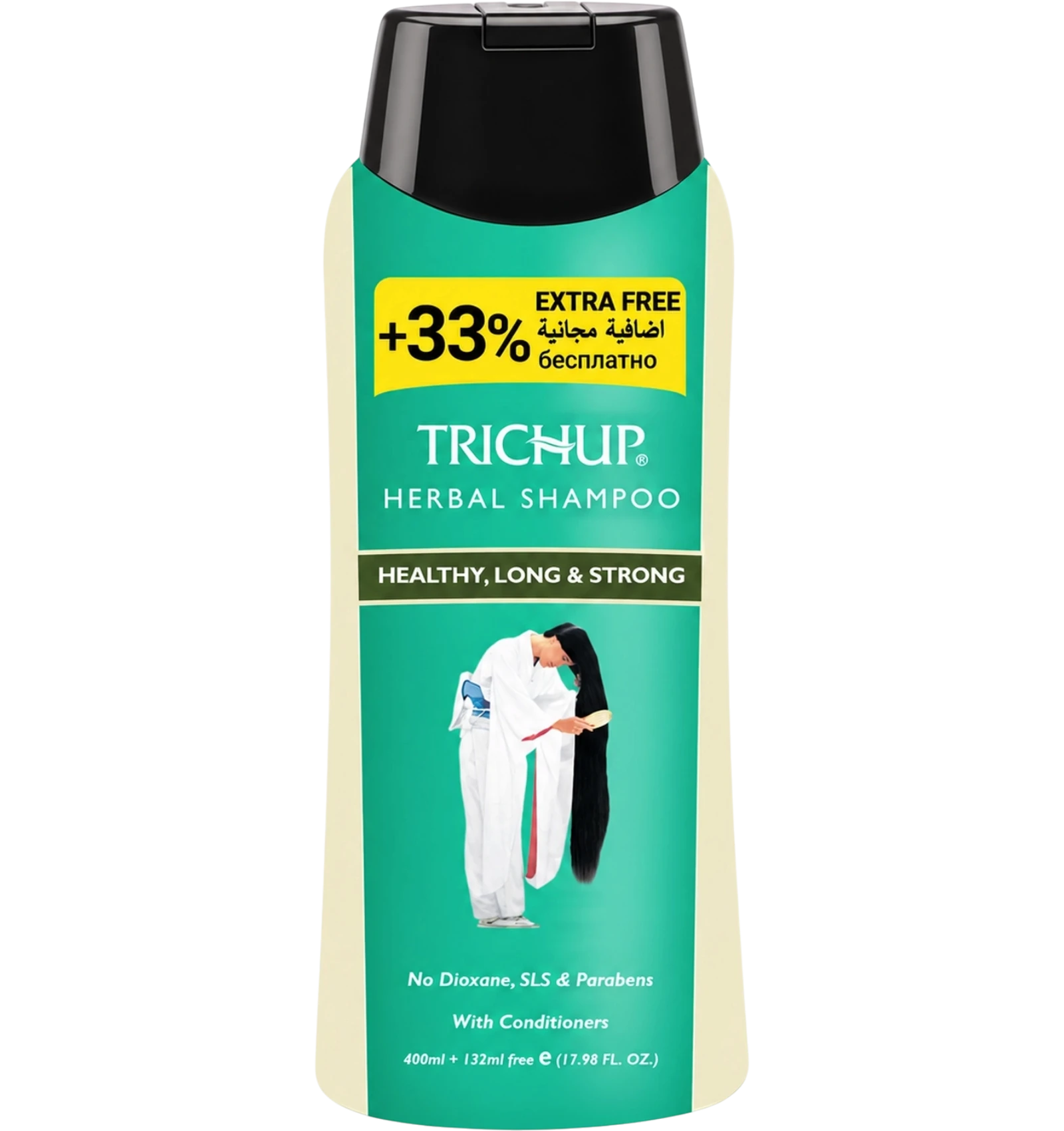 Trichup Herbal Shampoo For Healthy Long Strong Hair 400ml (+33% Extra Free)