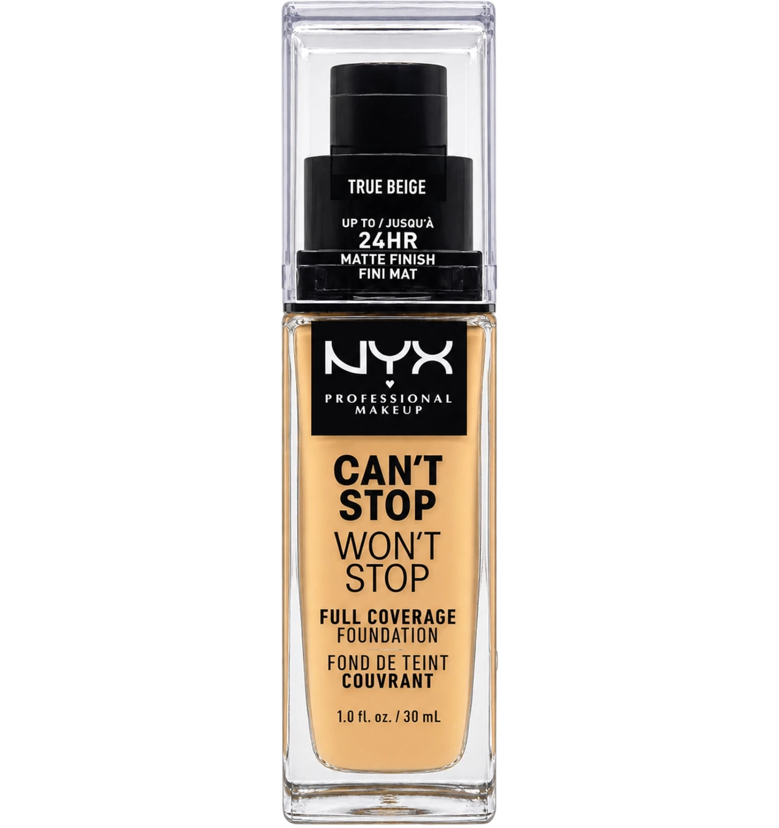 NYX Can't Stop Won't Stop Foundation 08 True Beige 30ml