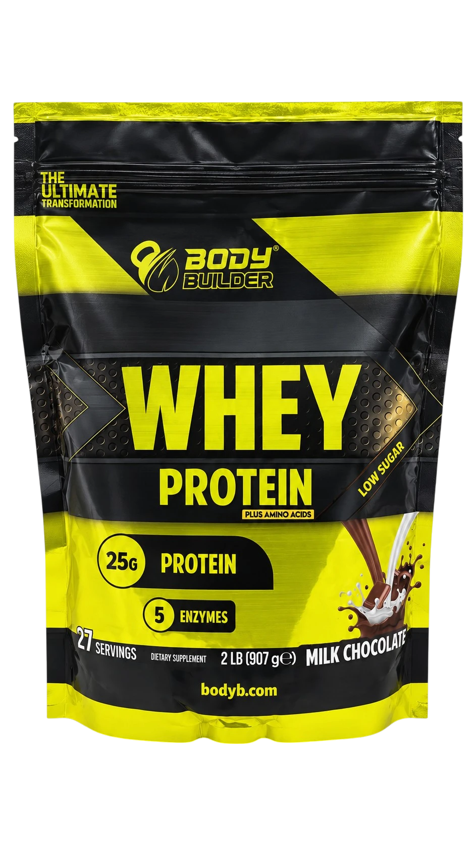 Body Builder 100% Whey protein milk chocolate flavor 2lb