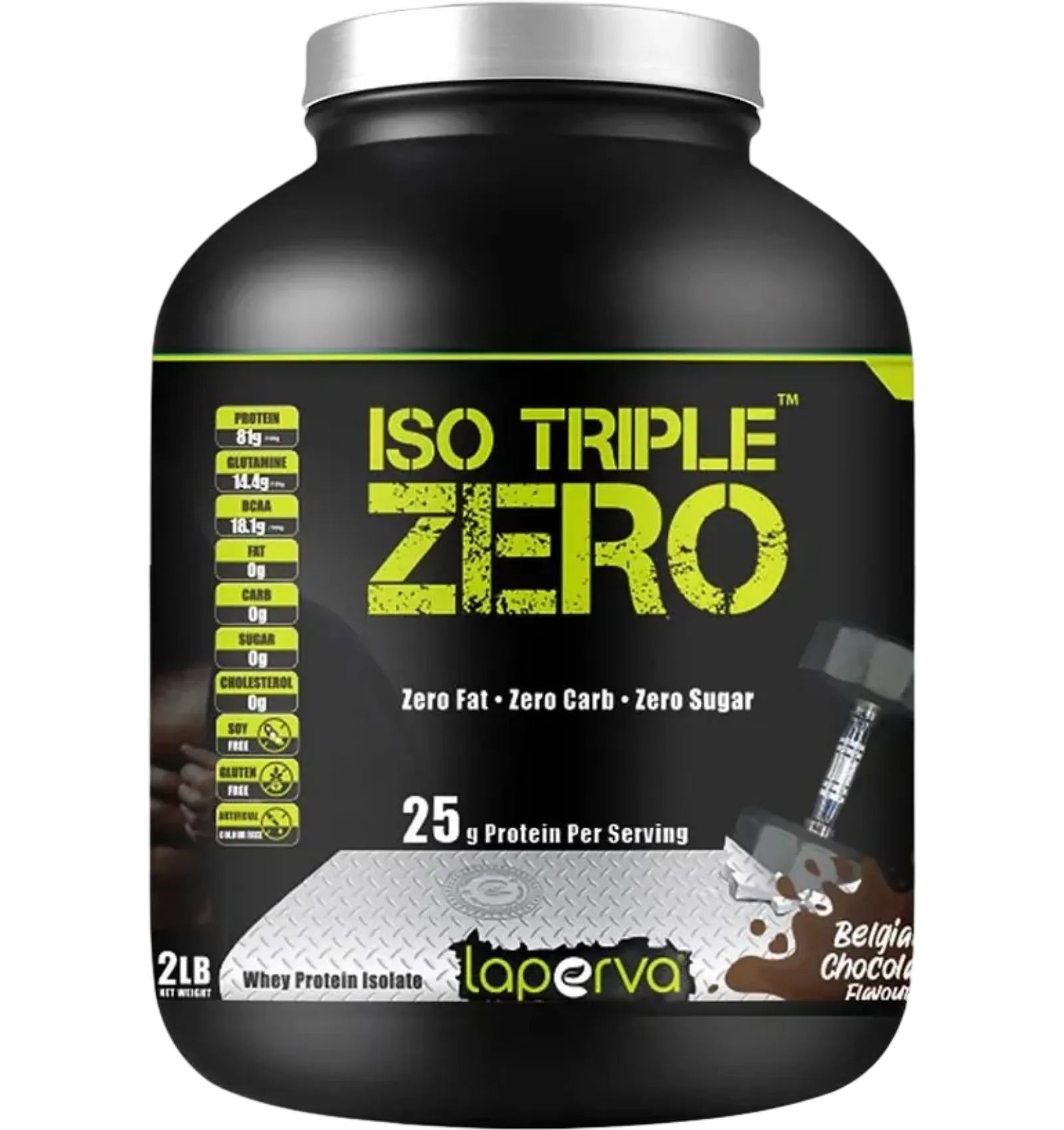 Laperva ISO Triple Zero Whey Protein Belgian Chocolate 2 Lb